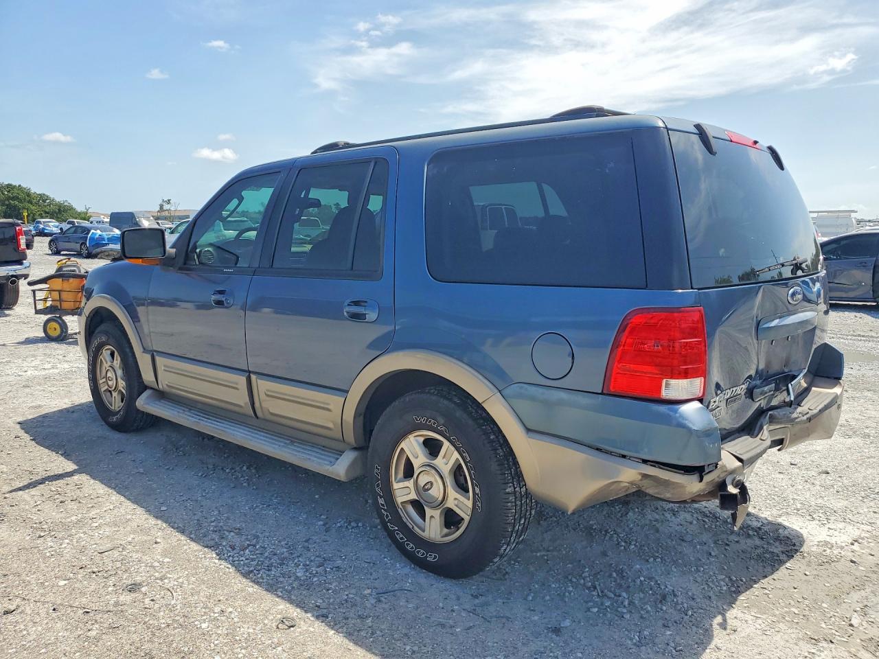 2004 Ford Expedition Eddie Bauer Blue vin: 1FMPU18LX4LB75055