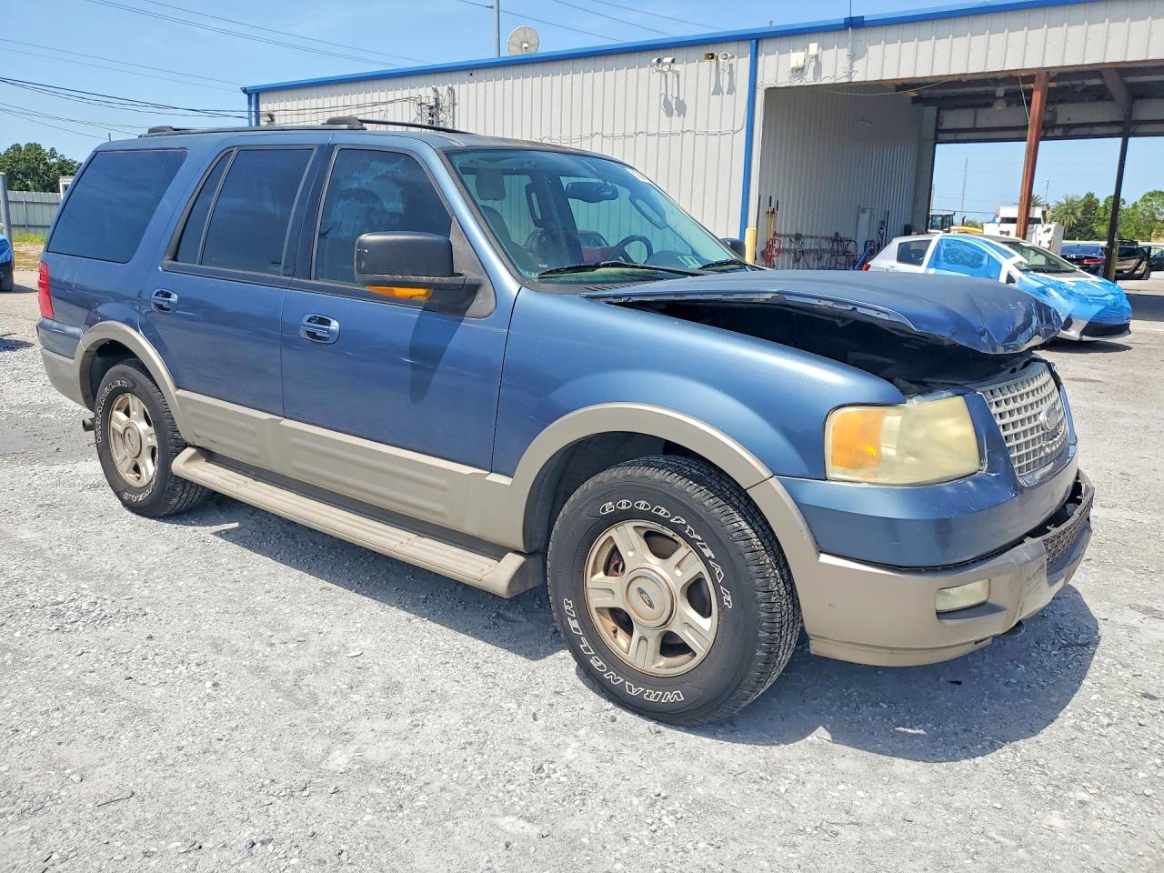 2004 Ford Expedition Eddie Bauer Blue vin: 1FMPU18LX4LB75055