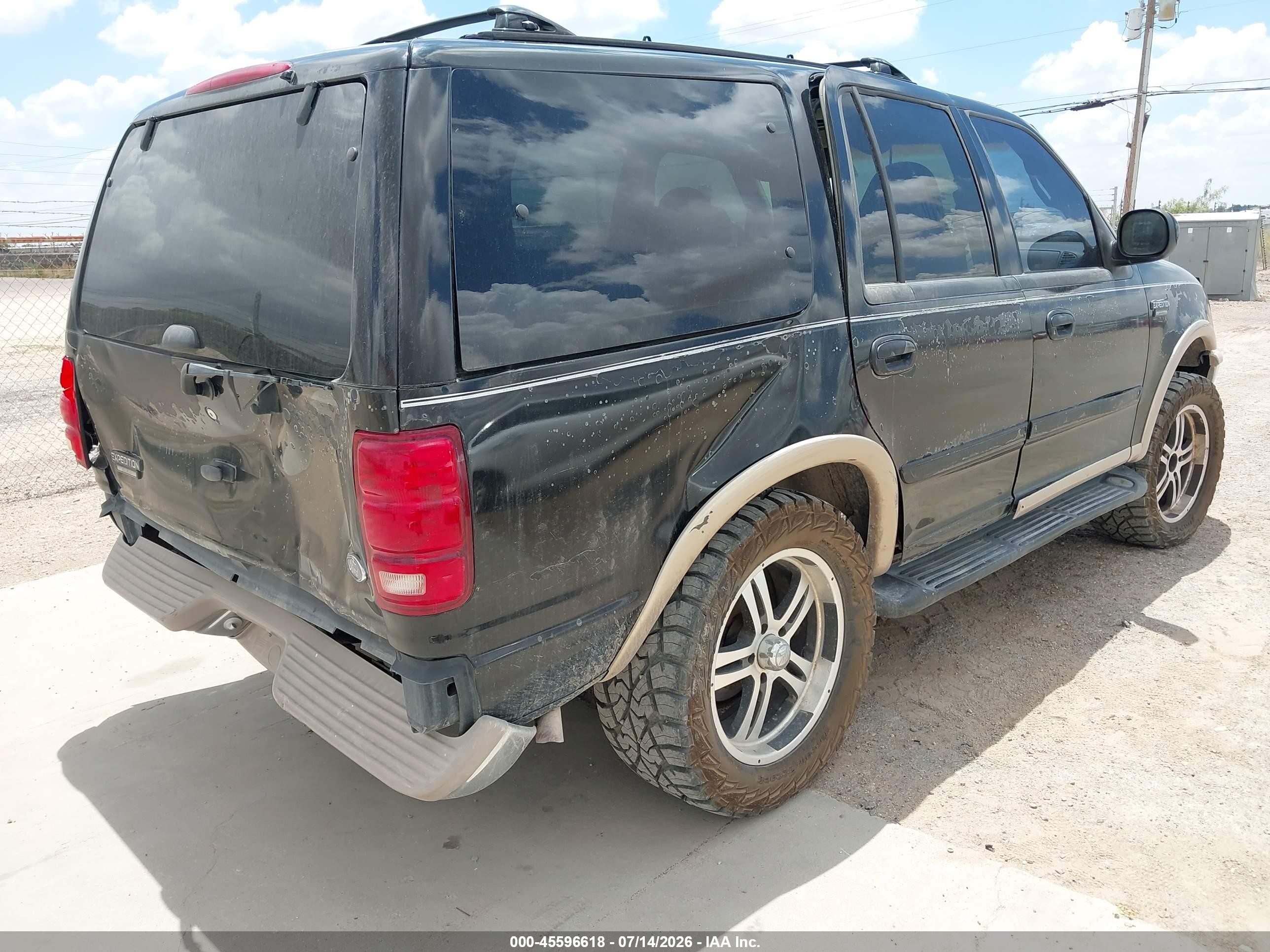 1998 Ford Expedition Eddie Bauer/xlt Black vin: 1FMPU18LXWLA50947