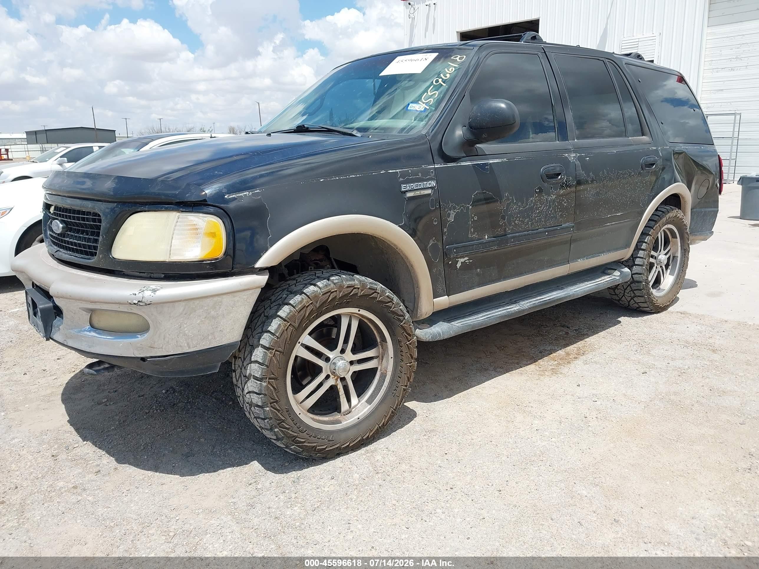 1998 Ford Expedition Eddie Bauer/xlt Black vin: 1FMPU18LXWLA50947