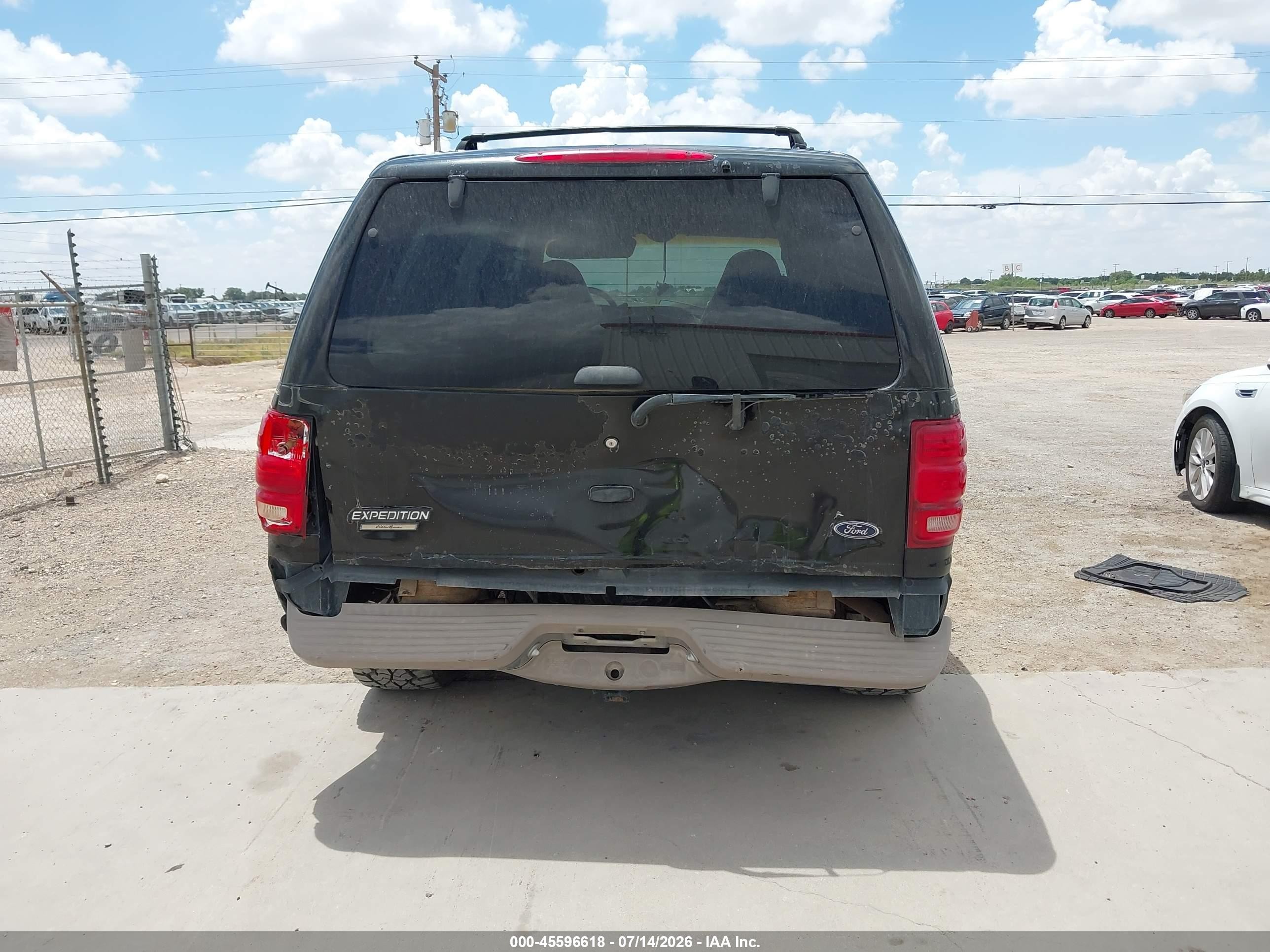 1998 Ford Expedition Eddie Bauer/xlt Black vin: 1FMPU18LXWLA50947