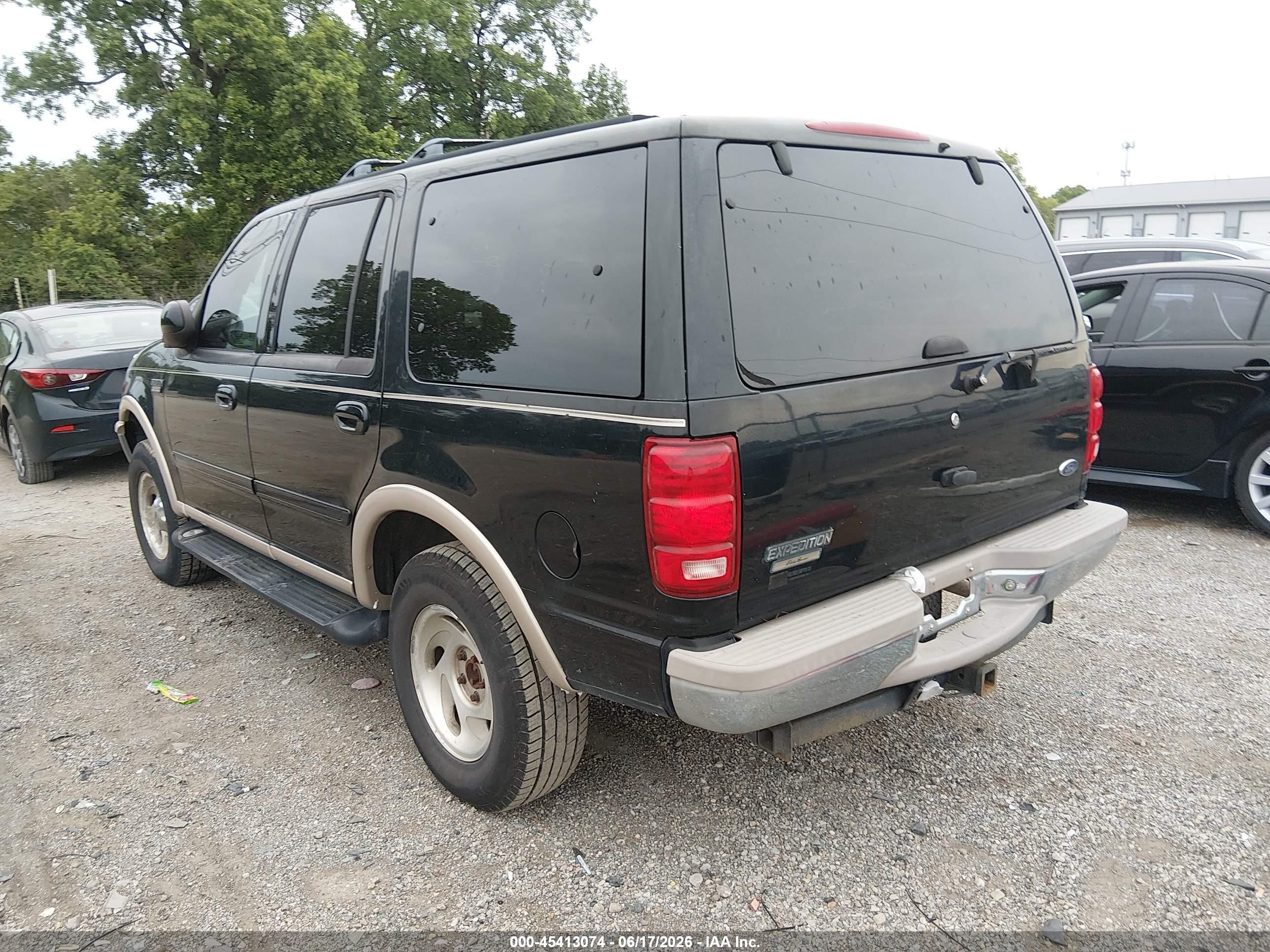 1998 Ford Expedition Eddie Bauer/xlt Black vin: 1FMPU18LXWLA99551