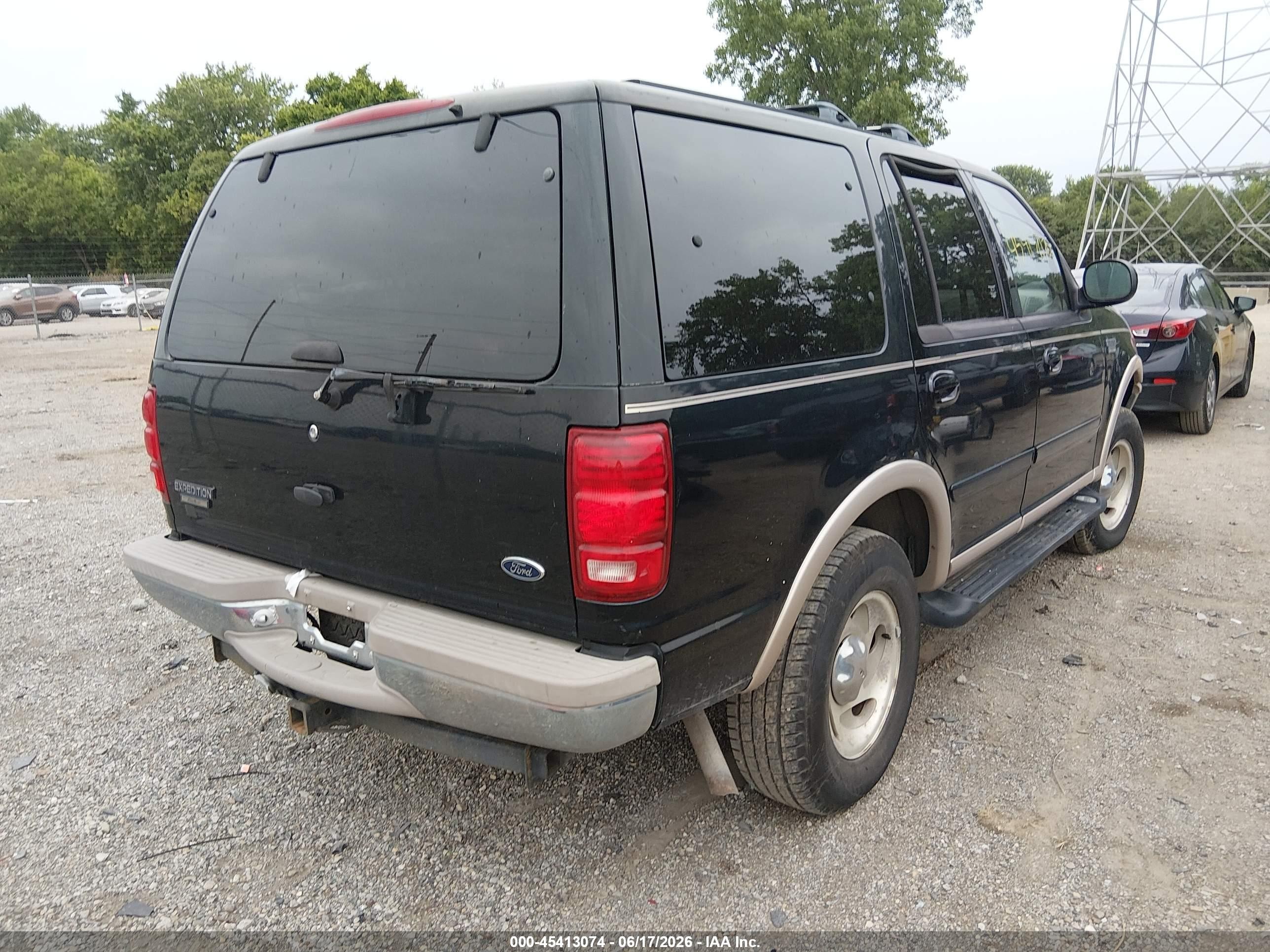 1998 Ford Expedition Eddie Bauer/xlt Black vin: 1FMPU18LXWLA99551