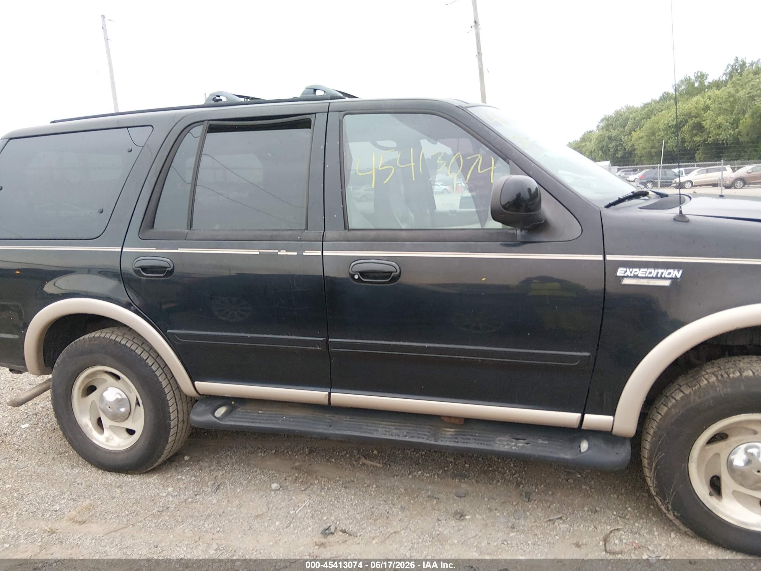 1998 Ford Expedition Eddie Bauer/xlt Black vin: 1FMPU18LXWLA99551