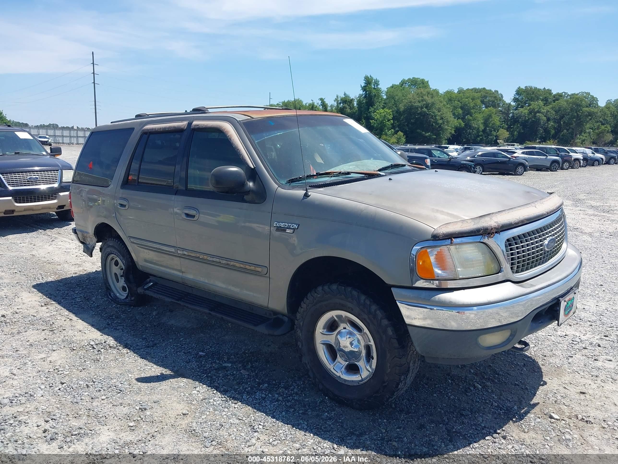 1999 Ford Expedition Eddie Bauer/xlt Green vin: 1FMPU18LXXLB53528