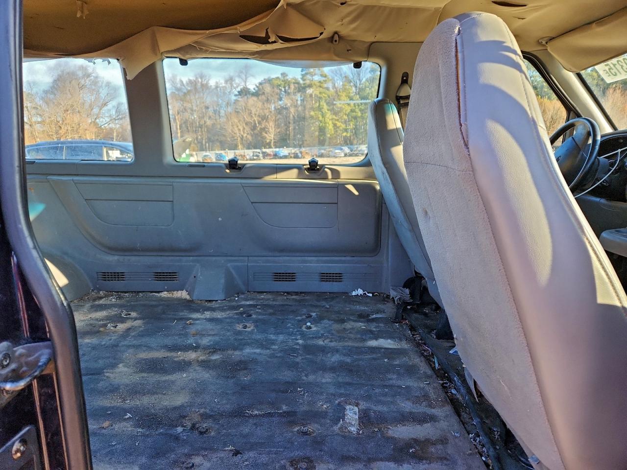 2000 Ford Econoline E150 Wagon Blue vin: 1FMRE1129YHA77697