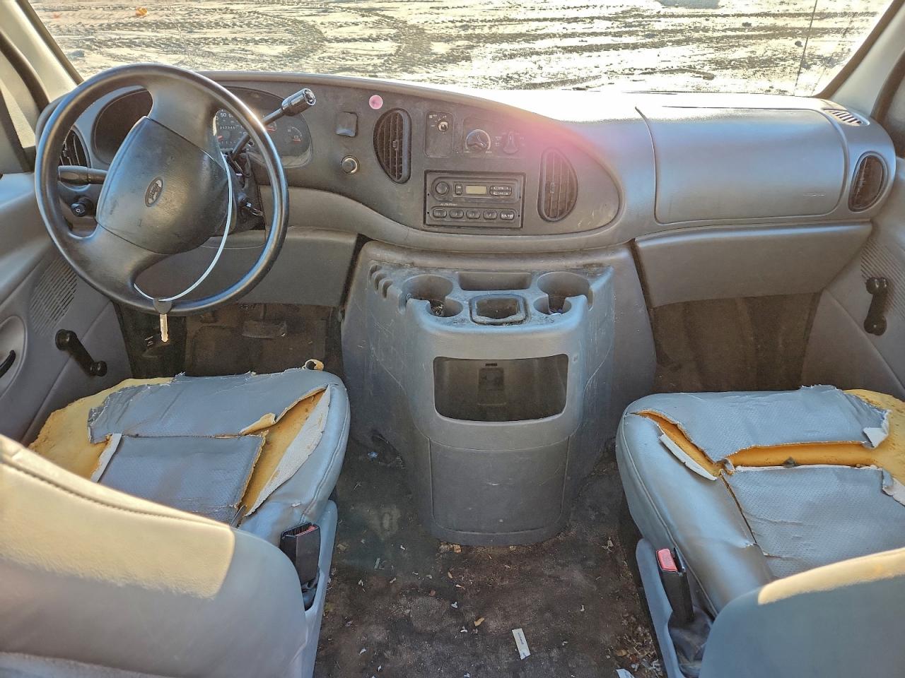 2000 Ford Econoline E150 Wagon Blue vin: 1FMRE1129YHA77697