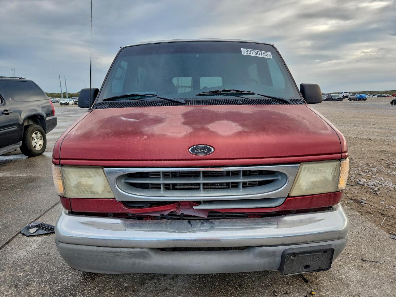 2001 Ford Econoline E150 Wagon Maroon vin: 1FMRE11L11HA88577