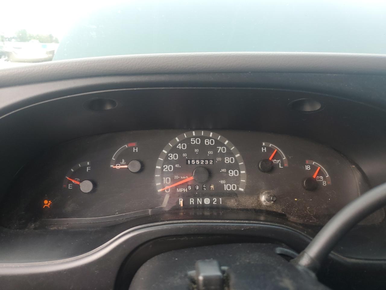 2000 Ford Econoline E150 Wagon Green vin: 1FMRE11L3YHB60731
