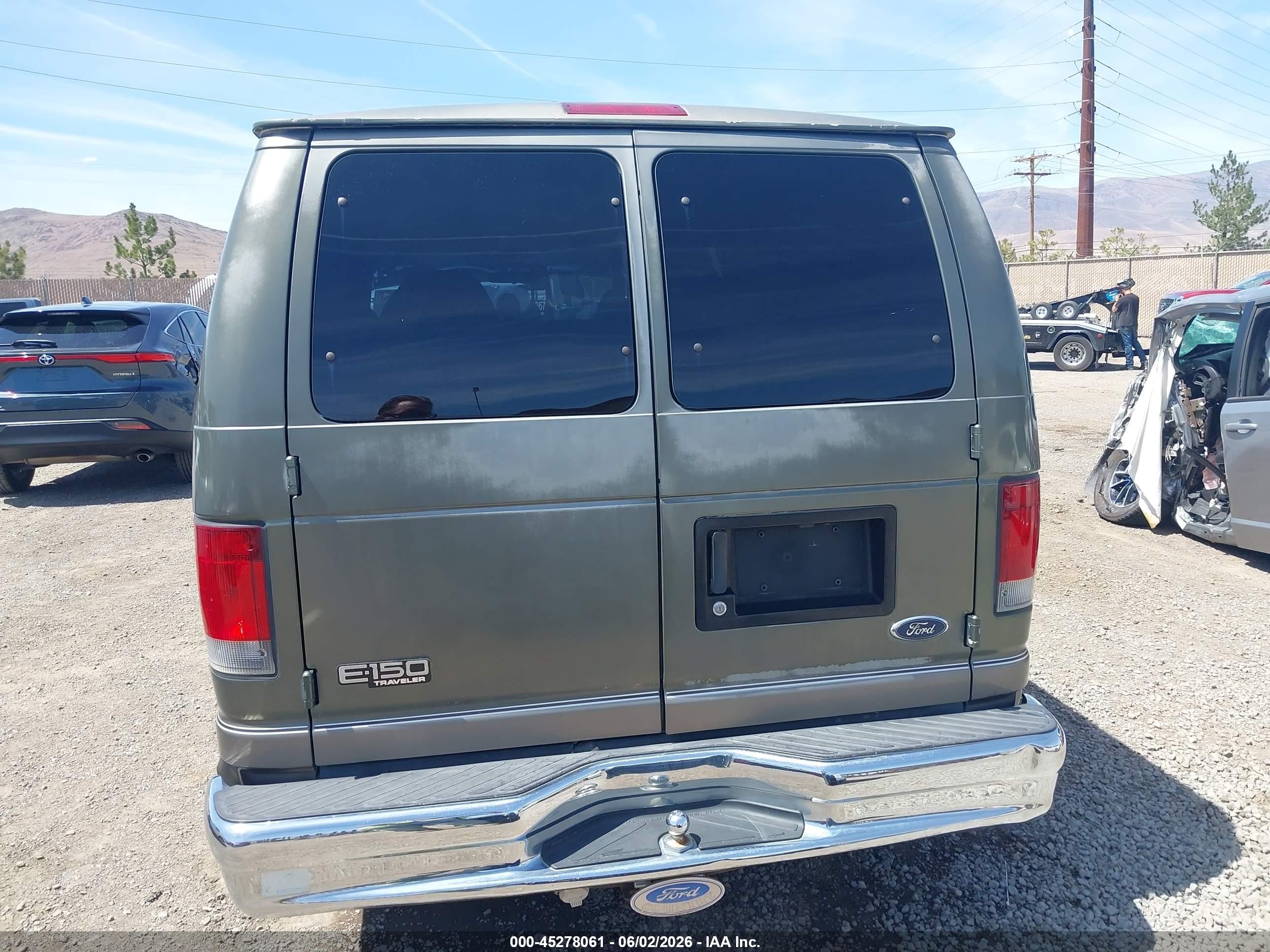 2002 Ford E-150 Xl/xlt Green vin: 1FMRE11L62HB34843