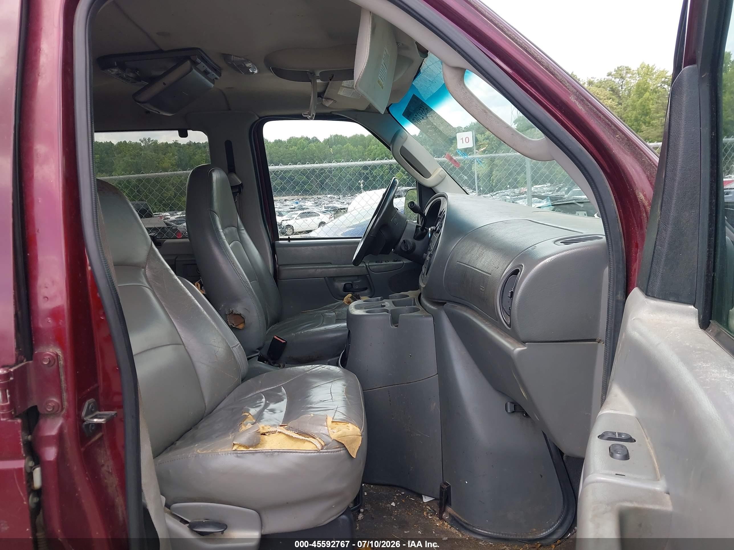 2006 Ford E-150 Xl/xlt Maroon vin: 1FMRE11L66HA68543