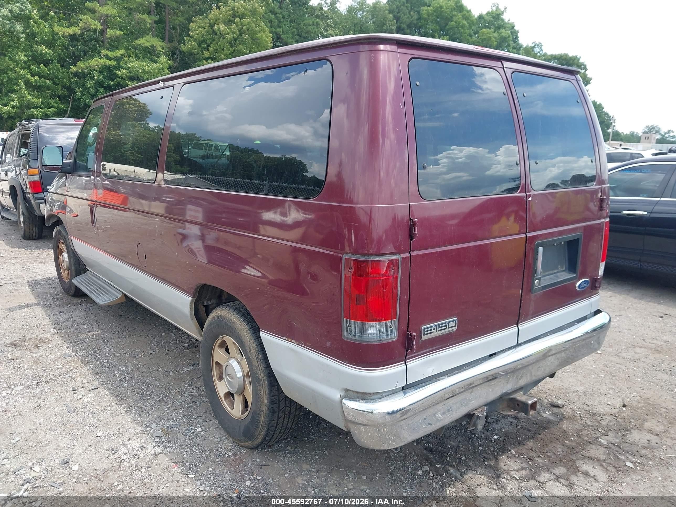 2006 Ford E-150 Xl/xlt Maroon vin: 1FMRE11L66HA68543
