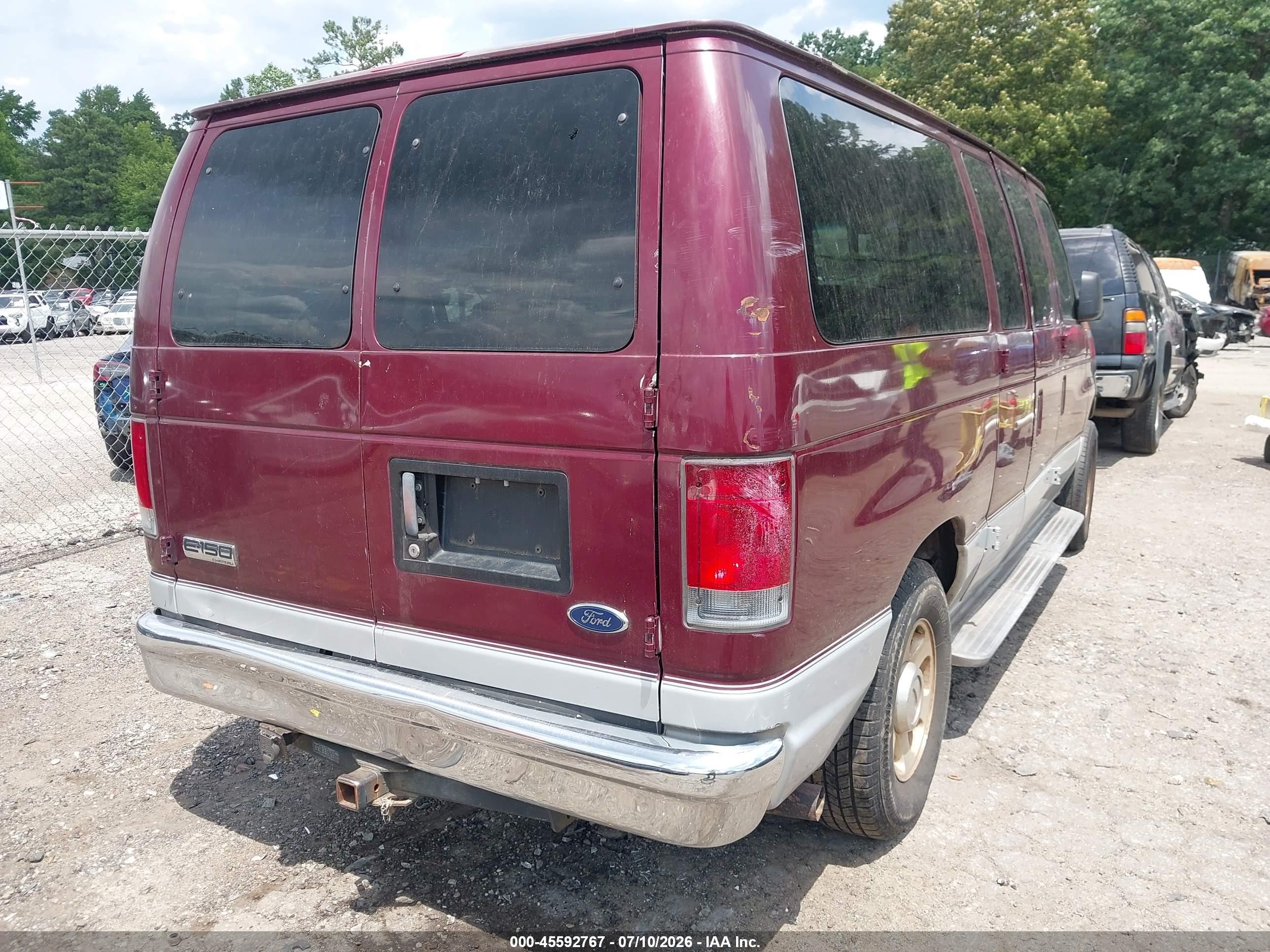 2006 Ford E-150 Xl/xlt Maroon vin: 1FMRE11L66HA68543