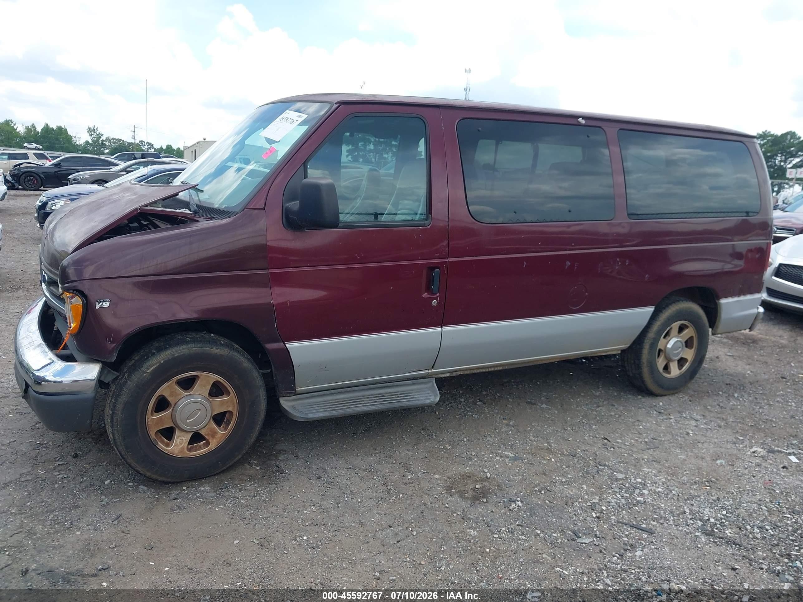 2006 Ford E-150 Xl/xlt Maroon vin: 1FMRE11L66HA68543