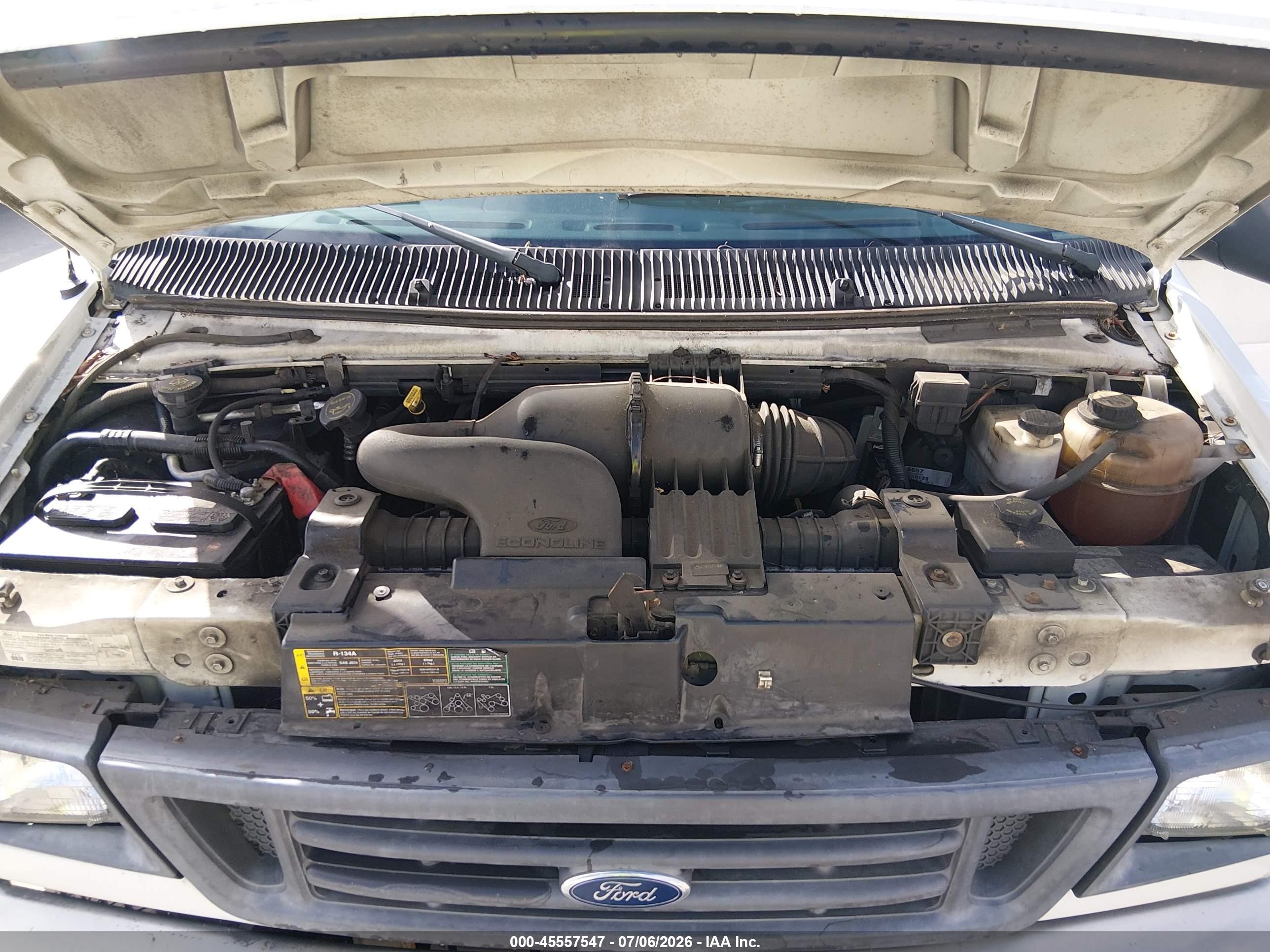 2006 Ford E-150 Xl/xlt White vin: 1FMRE11W16DA25696