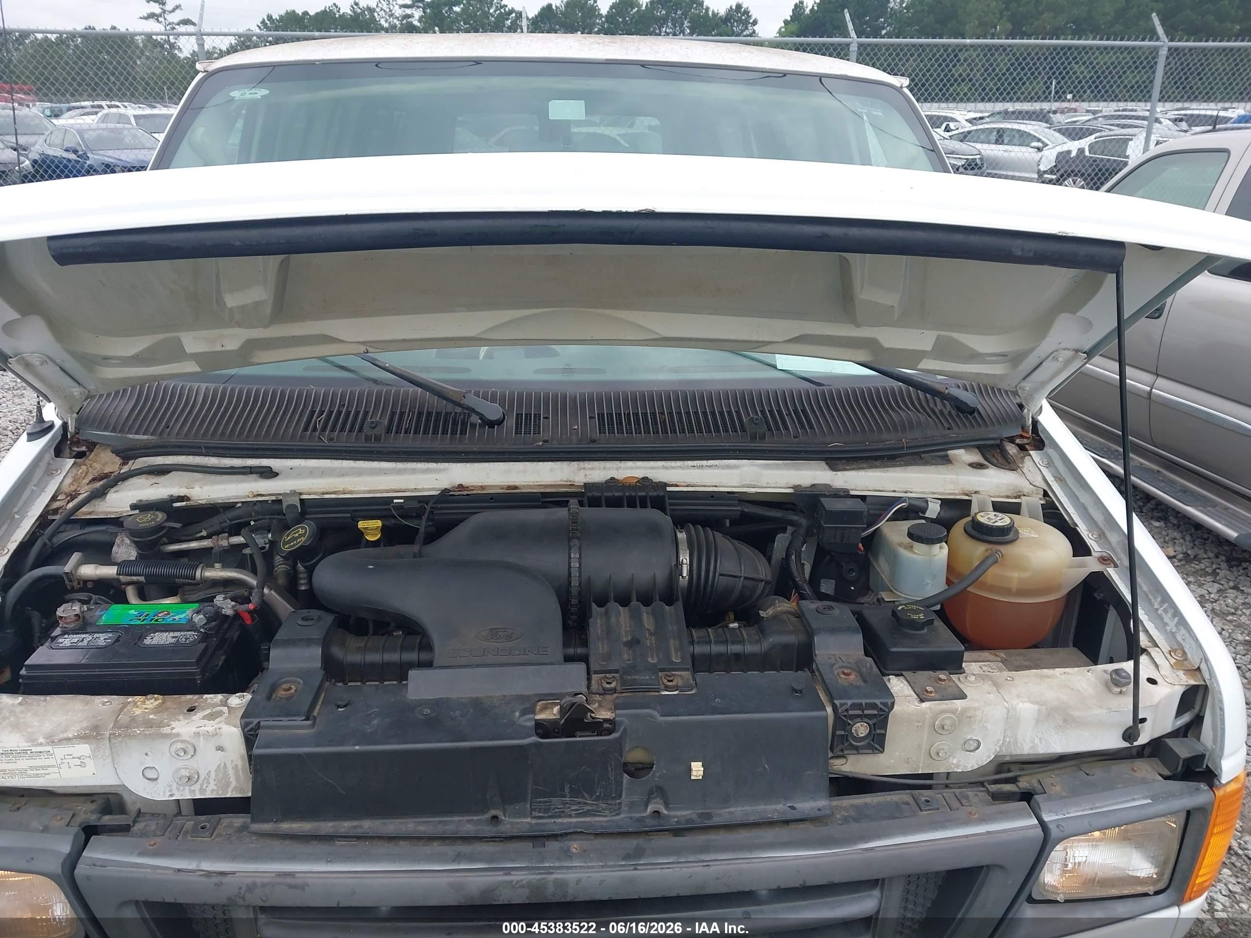 2006 Ford E-150 Xl/xlt White vin: 1FMRE11W46DA49507