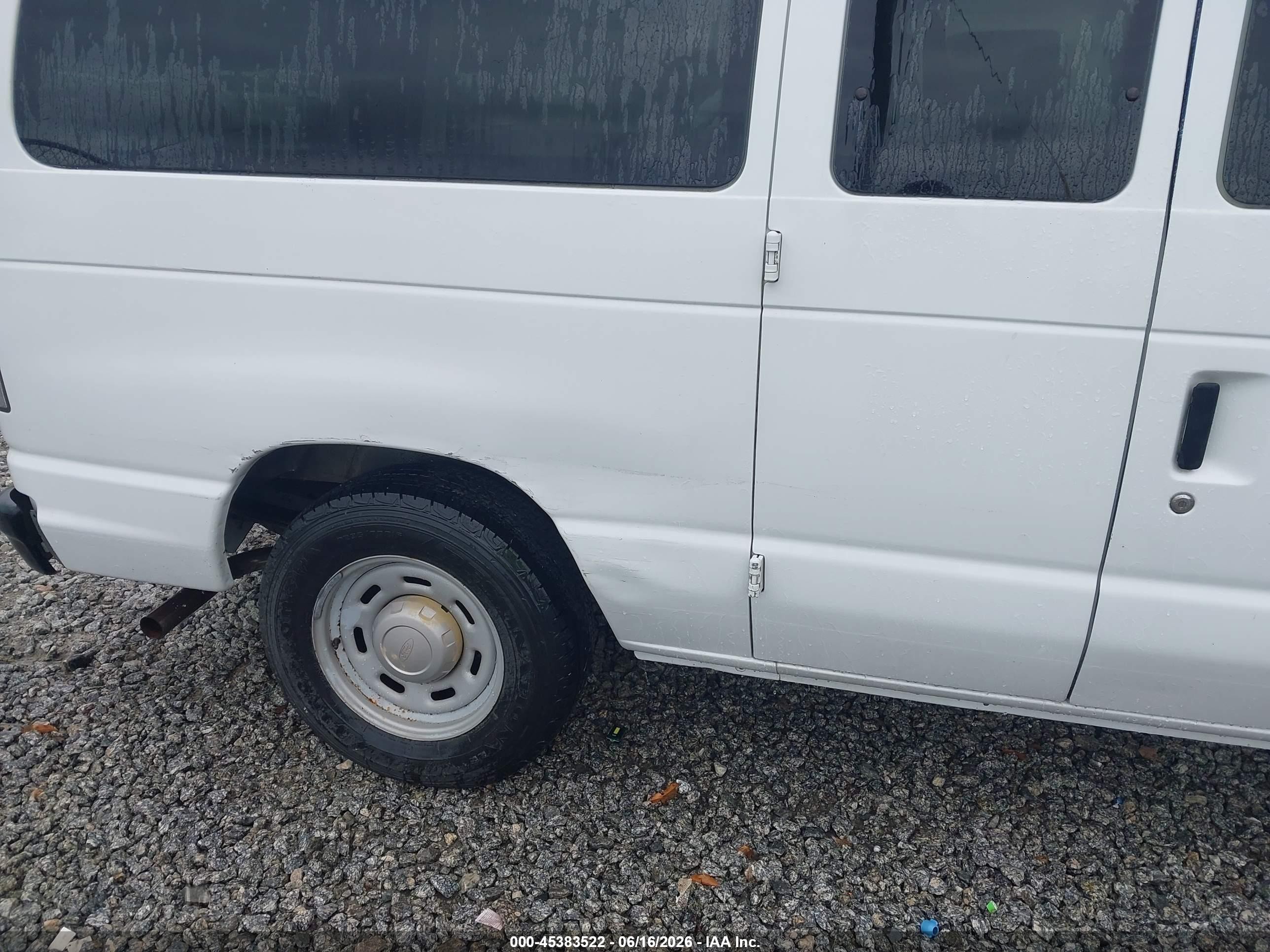 2006 Ford E-150 Xl/xlt White vin: 1FMRE11W46DA49507