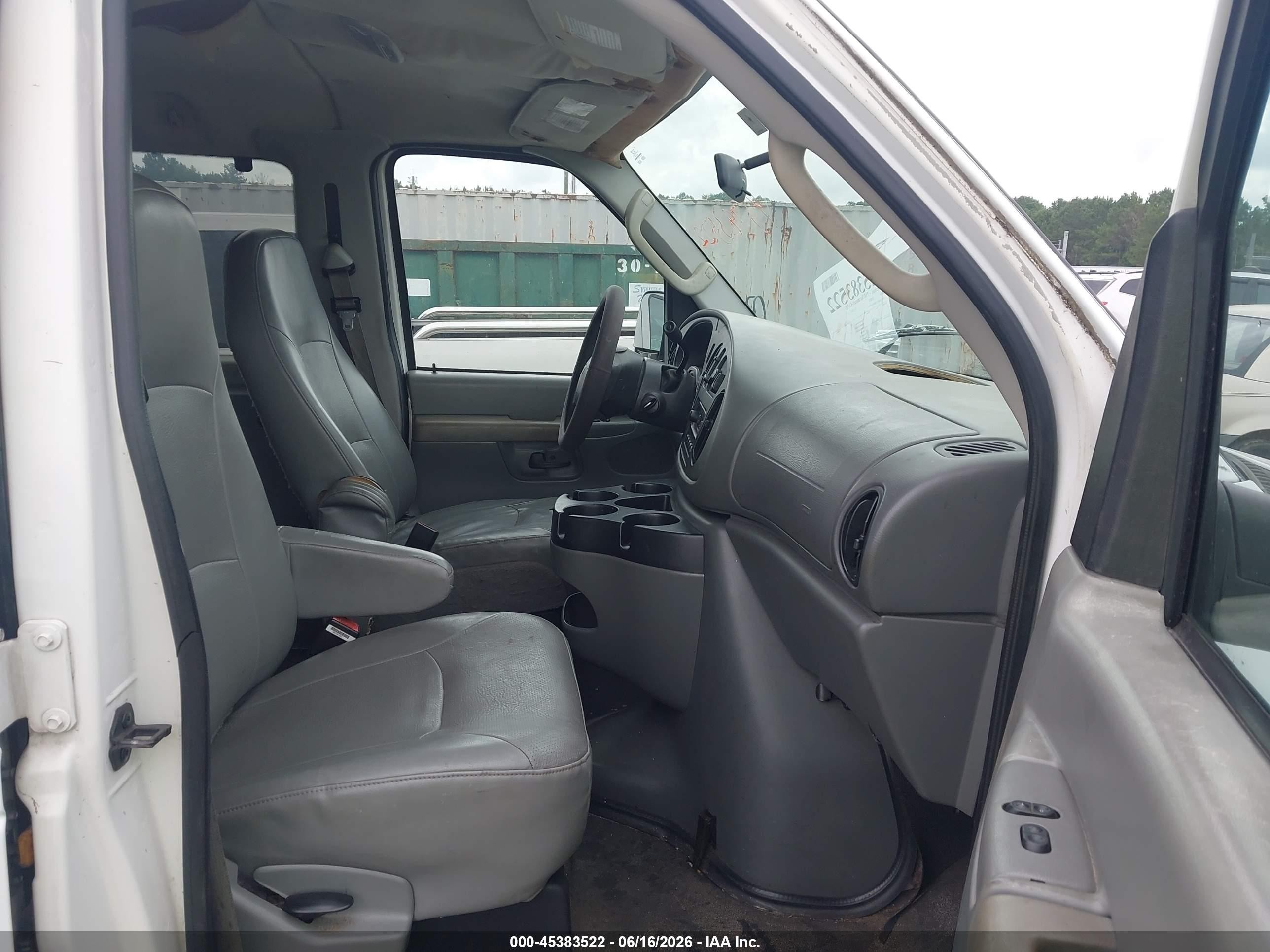 2006 Ford E-150 Xl/xlt White vin: 1FMRE11W46DA49507