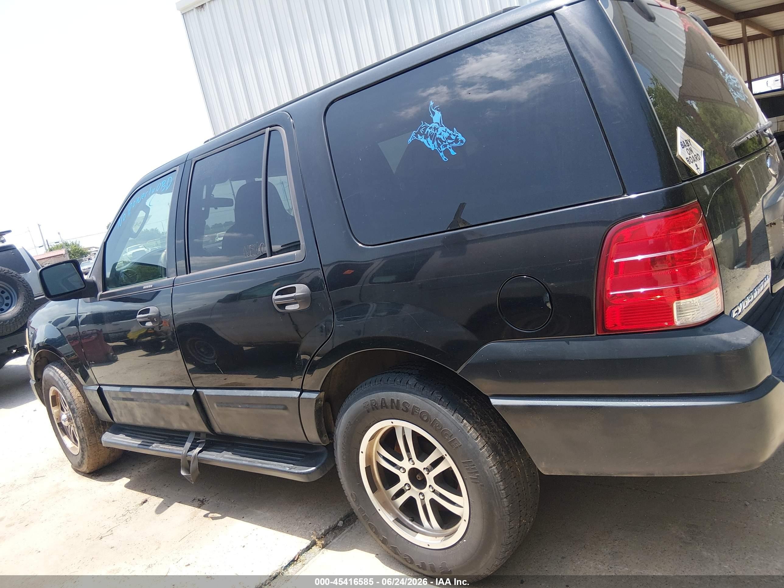 2004 Ford Expedition Xls Black vin: 1FMRU13W24LB07746
