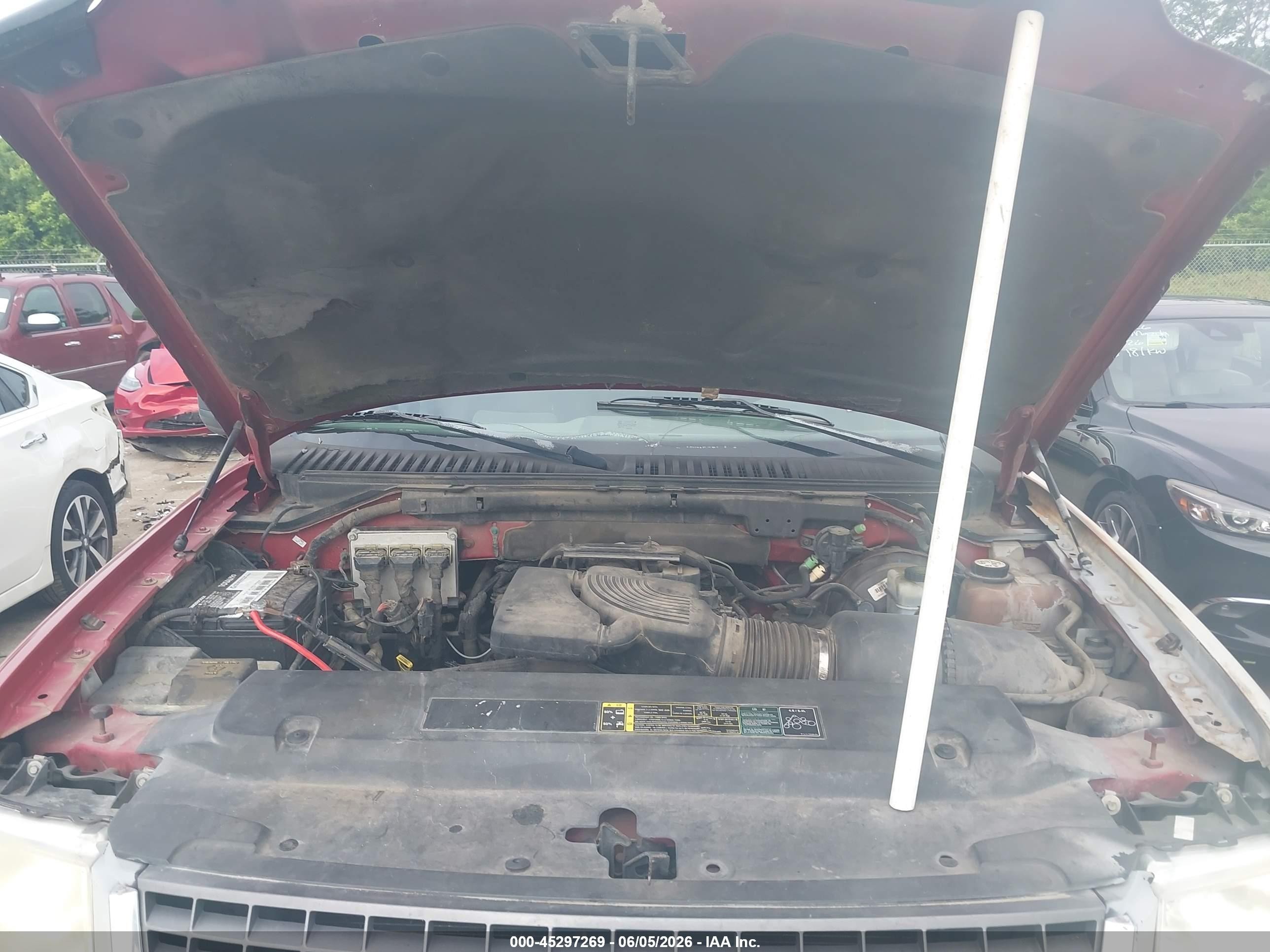 2004 Ford Expedition Xls Red vin: 1FMRU13W54LB36206