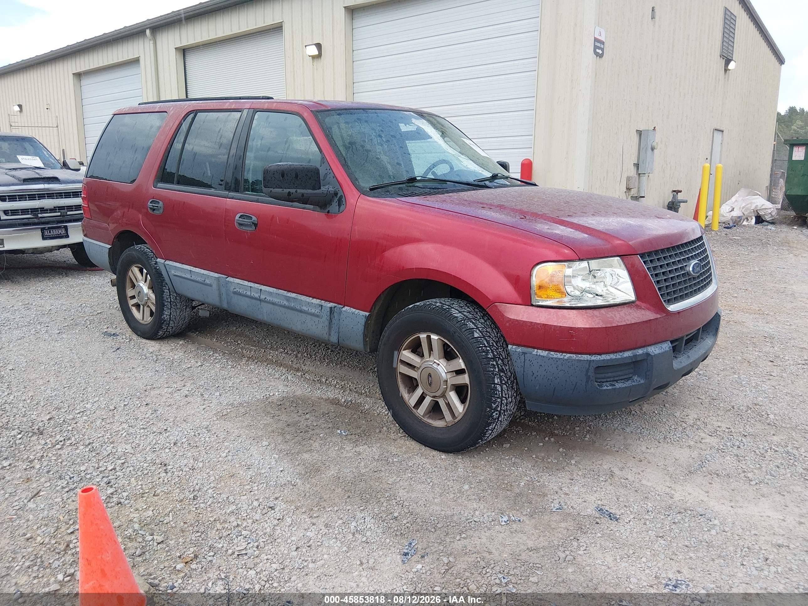 2004 Ford Expedition Xls Red vin: 1FMRU13W64LA79434