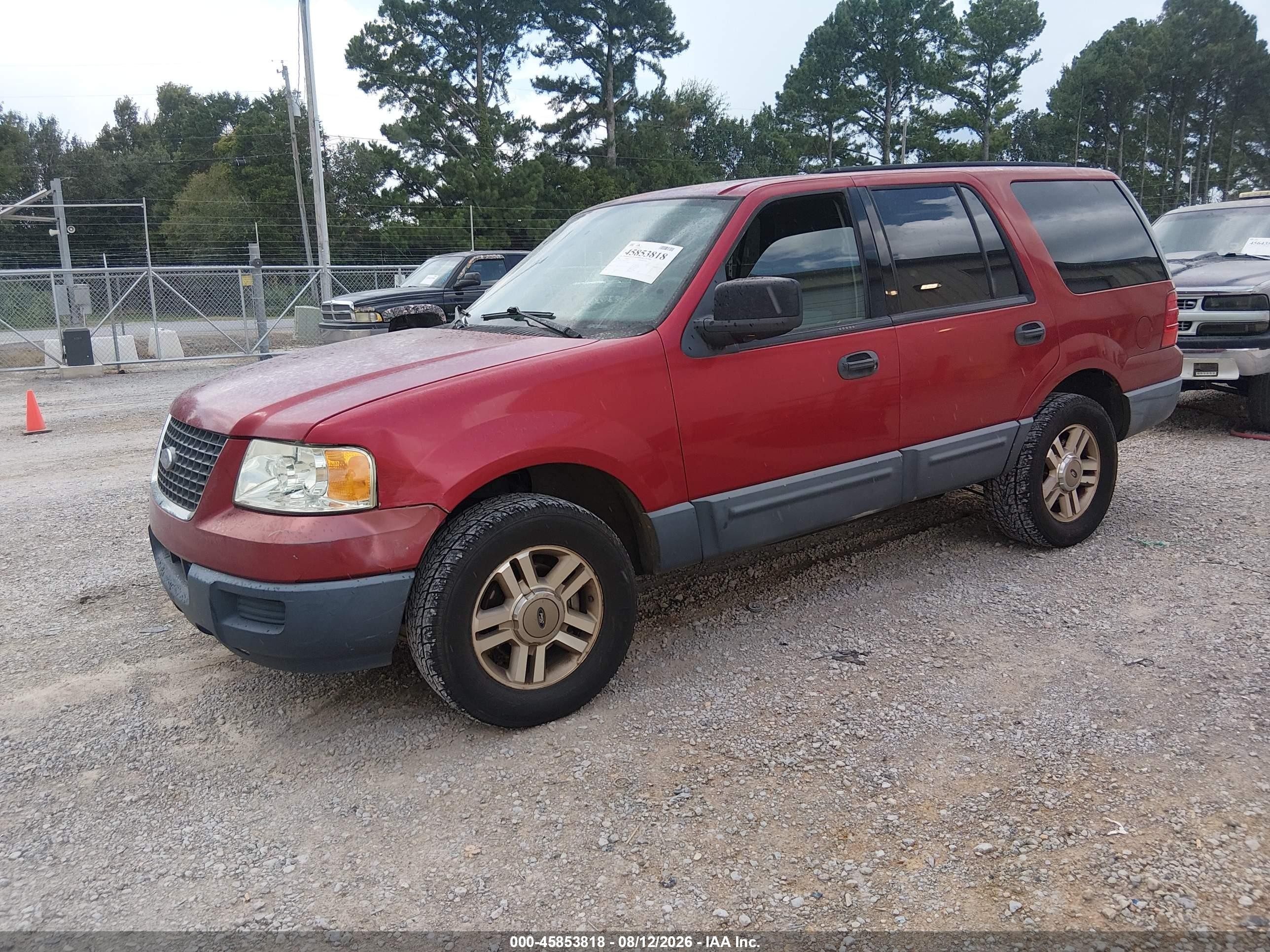 2004 Ford Expedition Xls Red vin: 1FMRU13W64LA79434