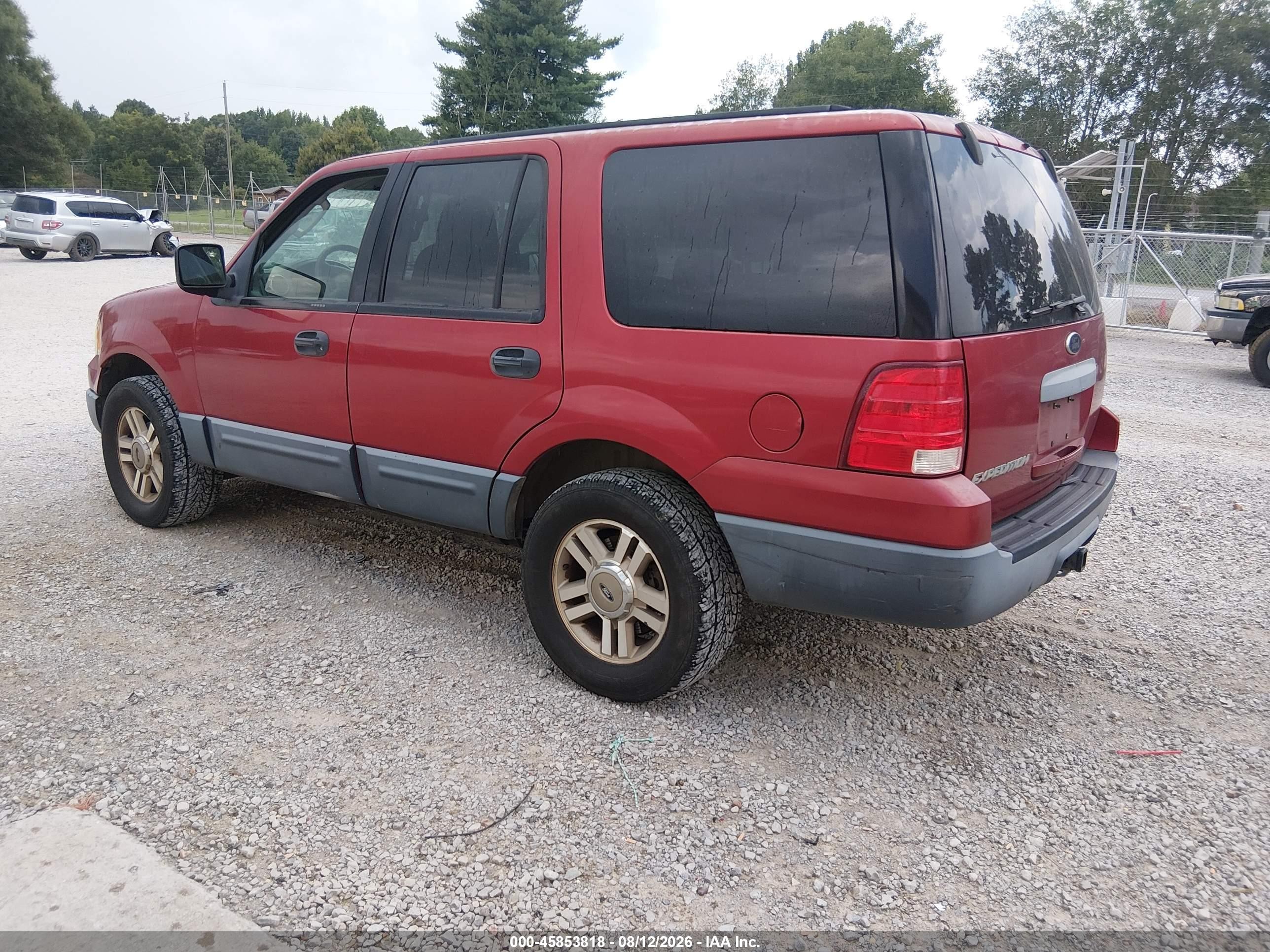 2004 Ford Expedition Xls Red vin: 1FMRU13W64LA79434