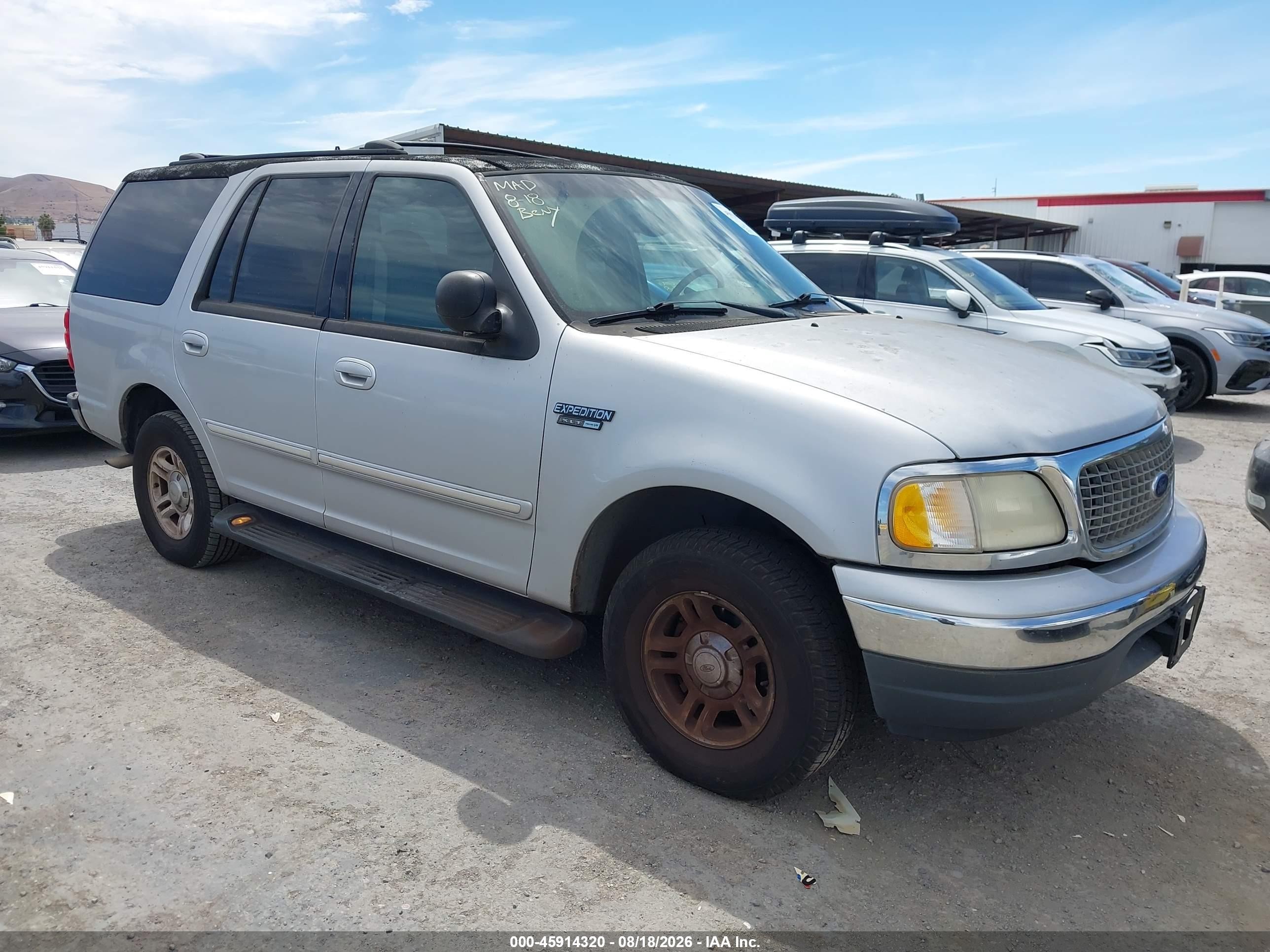 2000 Ford Expedition Xlt Gray vin: 1FMRU156XYLC32710