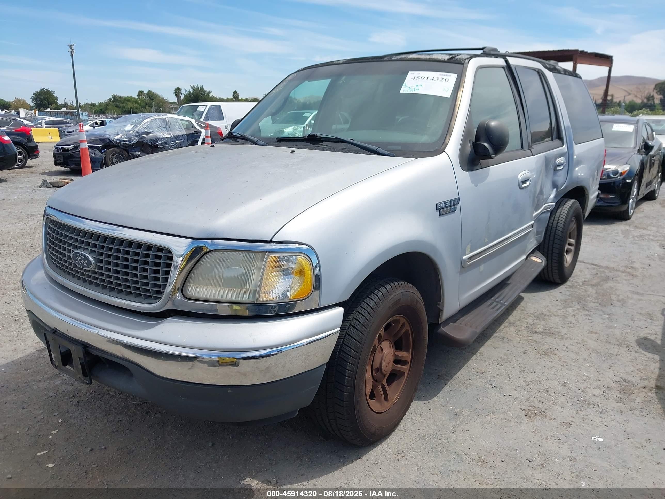 2000 Ford Expedition Xlt Gray vin: 1FMRU156XYLC32710