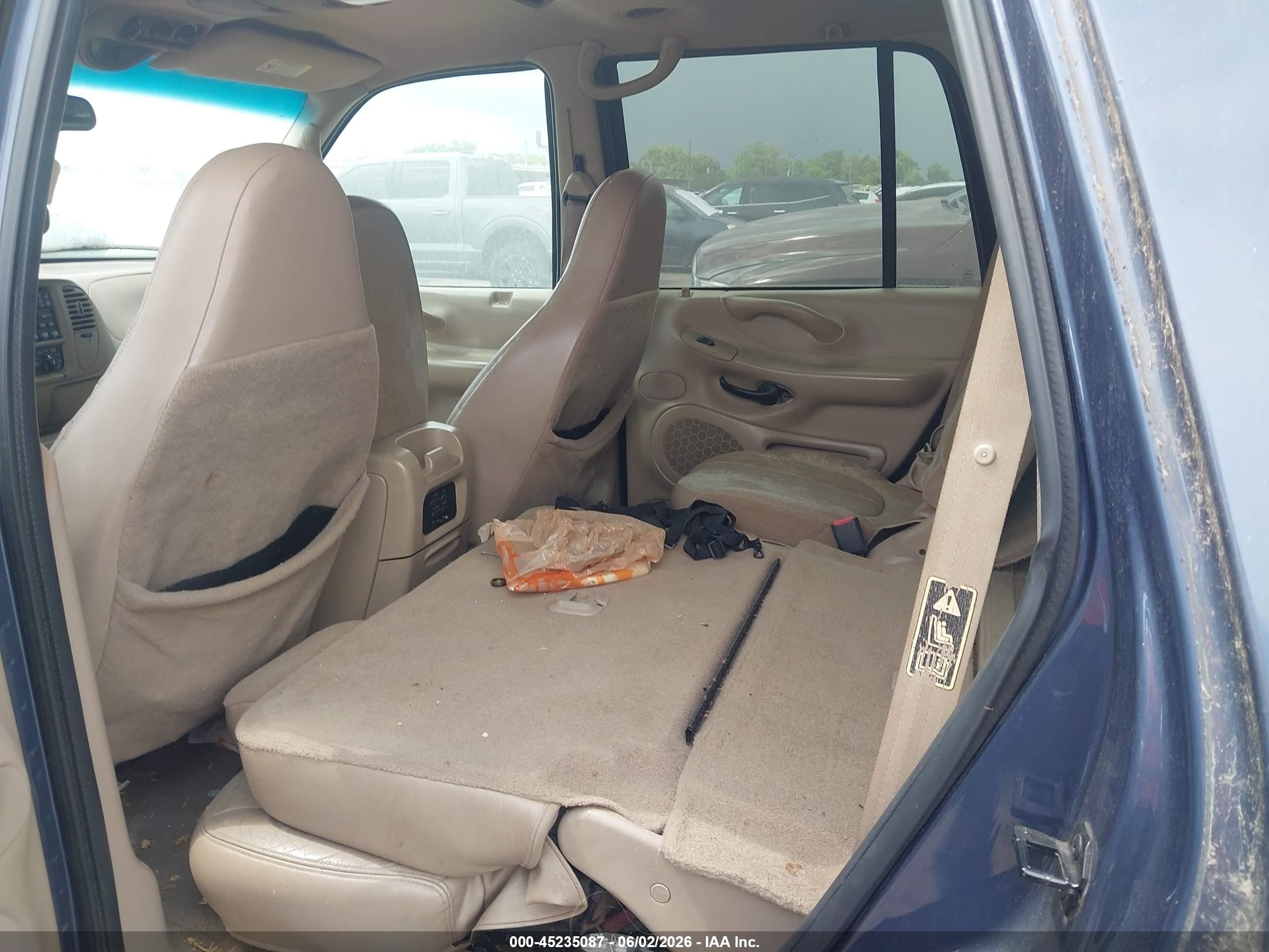 2002 Ford Expedition Xlt Blue vin: 1FMRU15L12LA45708