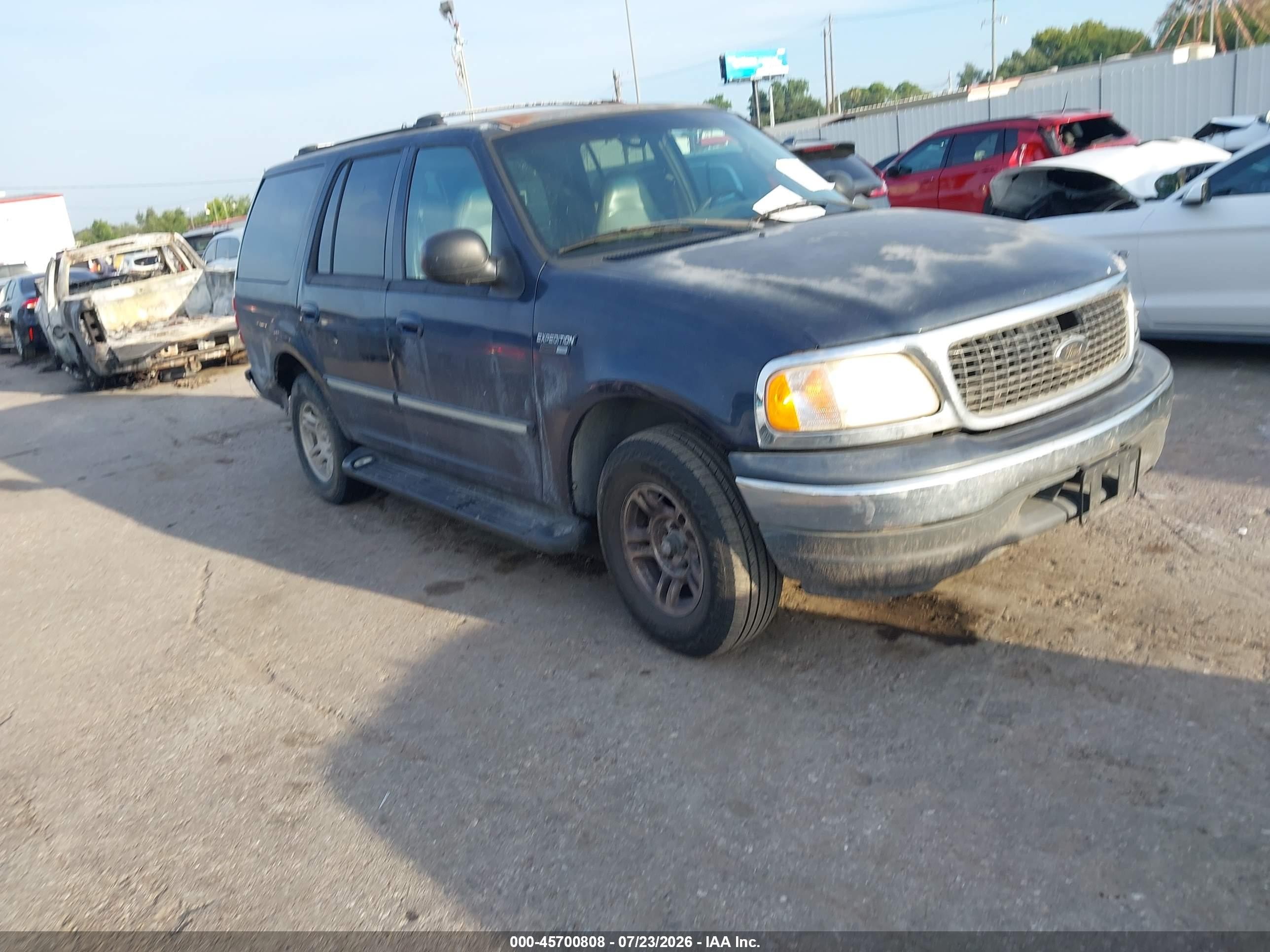 2001 Ford Expedition Xlt Dark Blue vin: 1FMRU15L21LB10158