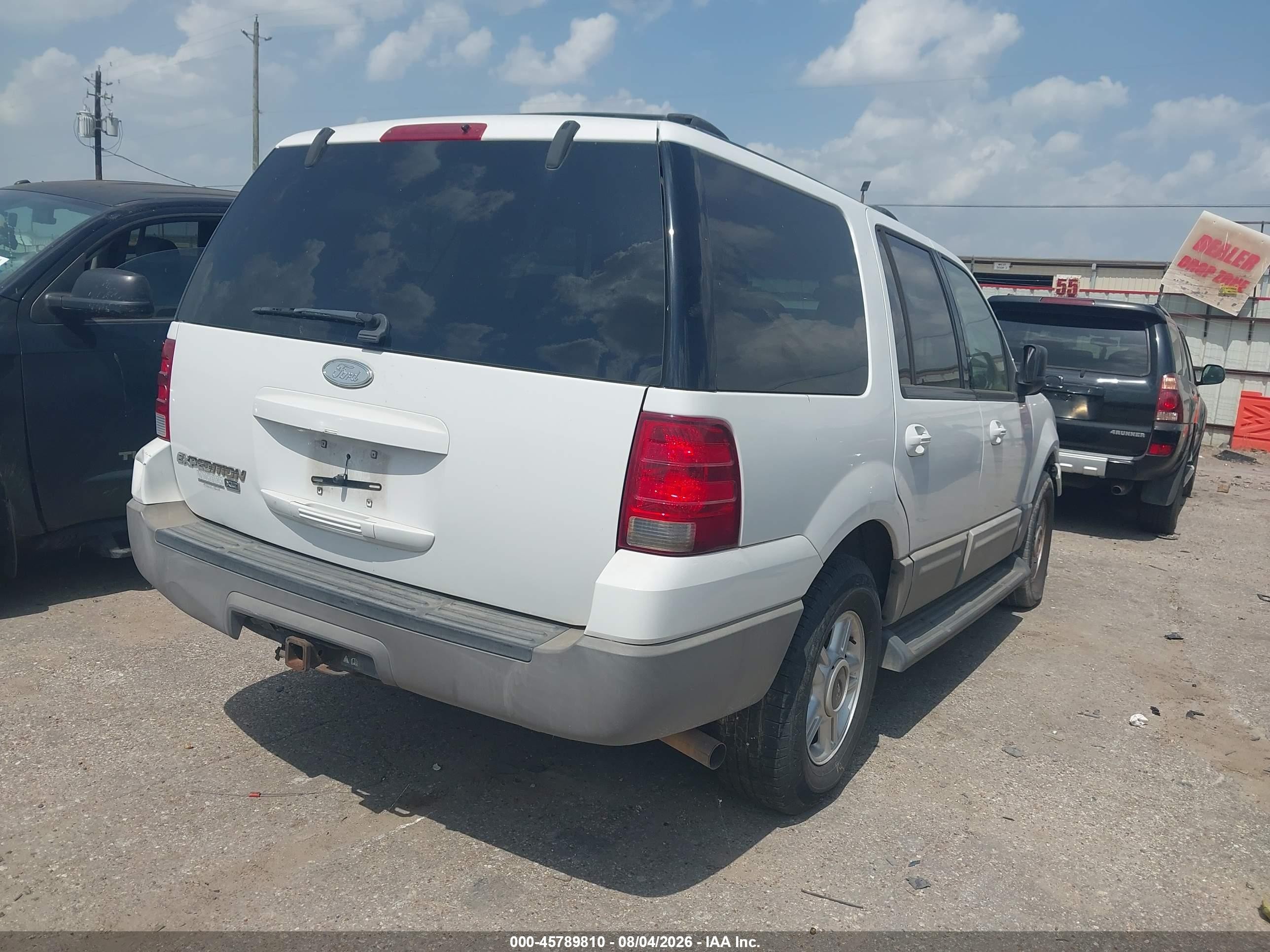 2003 Ford Expedition Xlt Белый vin: 1FMRU15L43LA40715