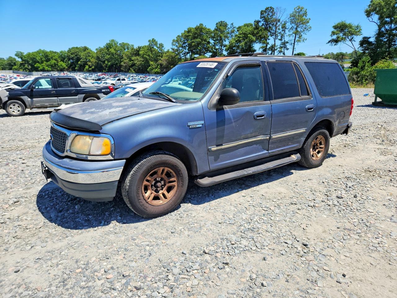 2002 Ford Expedition Xlt Blue vin: 1FMRU15L52LA12761