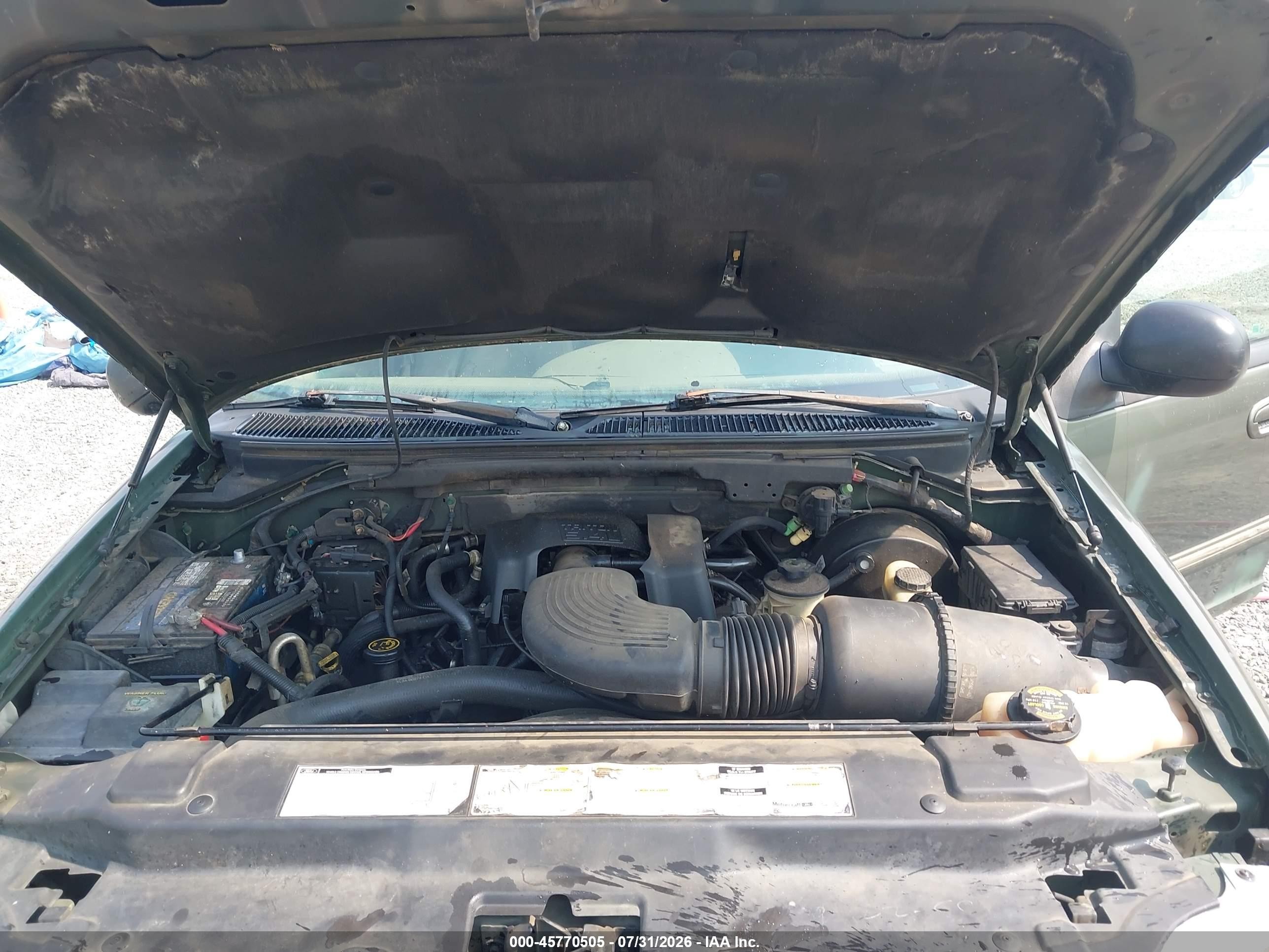 2001 Ford Expedition Xlt Green vin: 1FMRU15L81LA21792