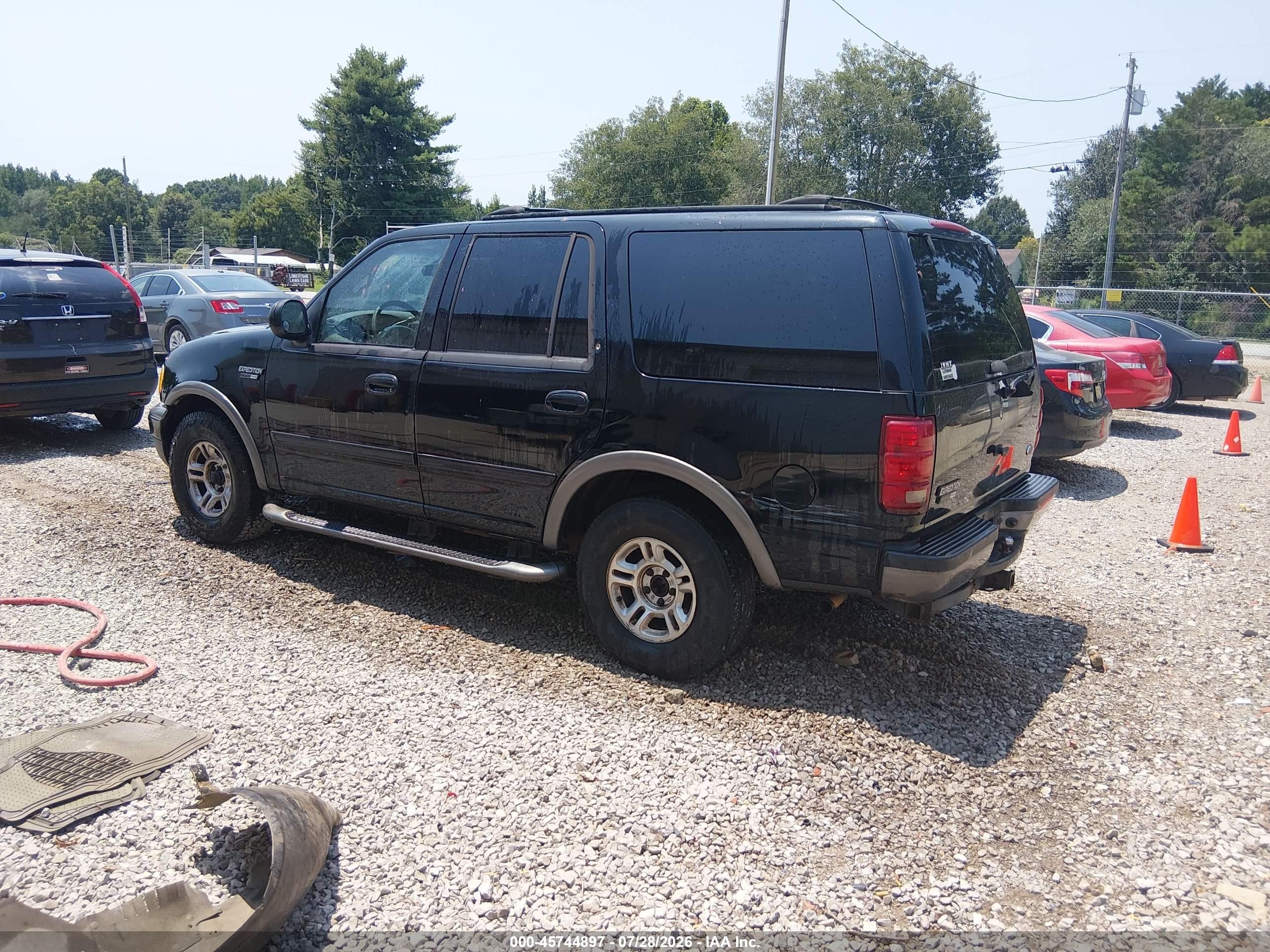 2002 Ford Expedition Xlt Black vin: 1FMRU15L92LA51370