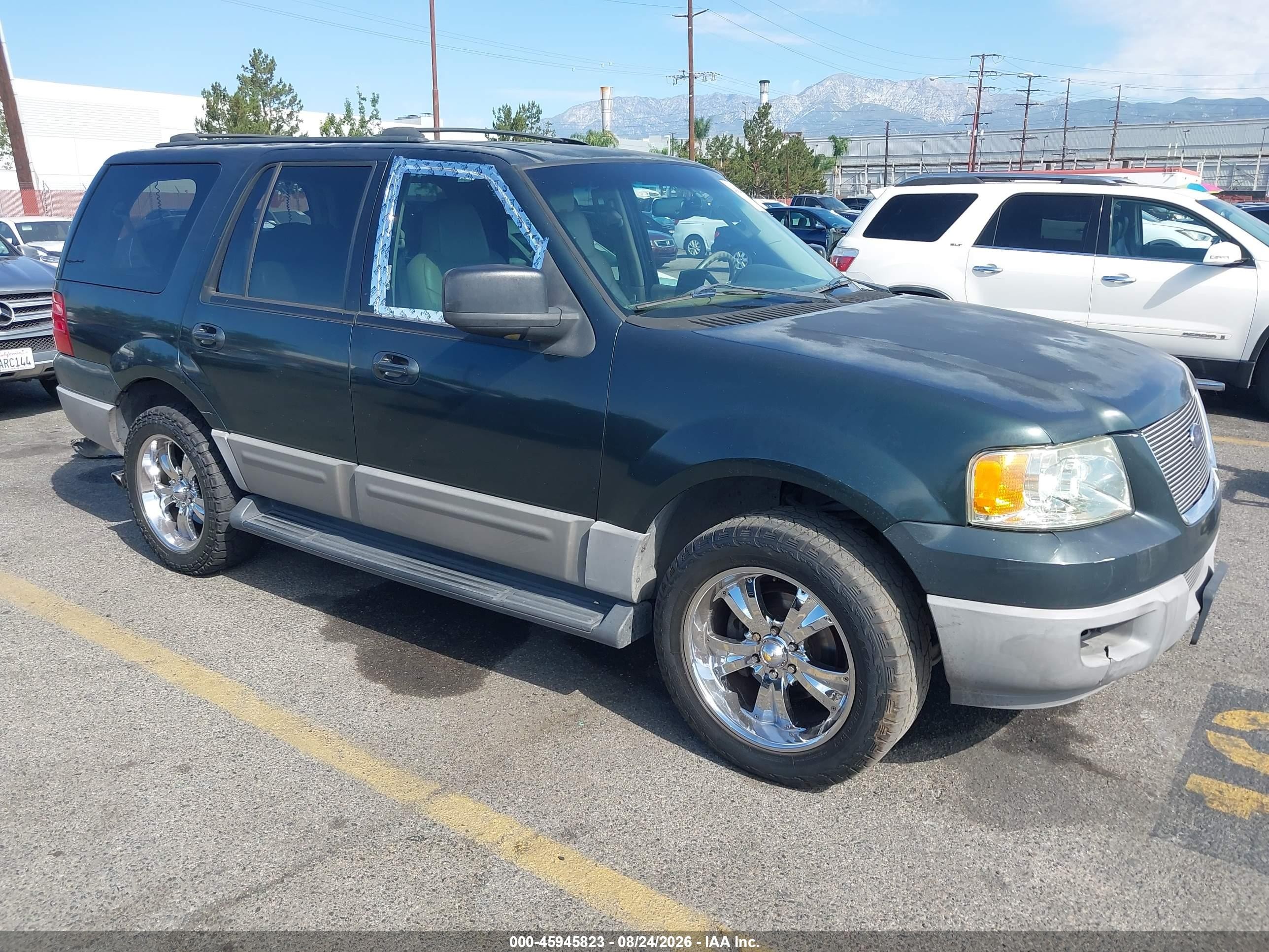2003 Ford Expedition Xlt Зеленый vin: 1FMRU15L93LA24638