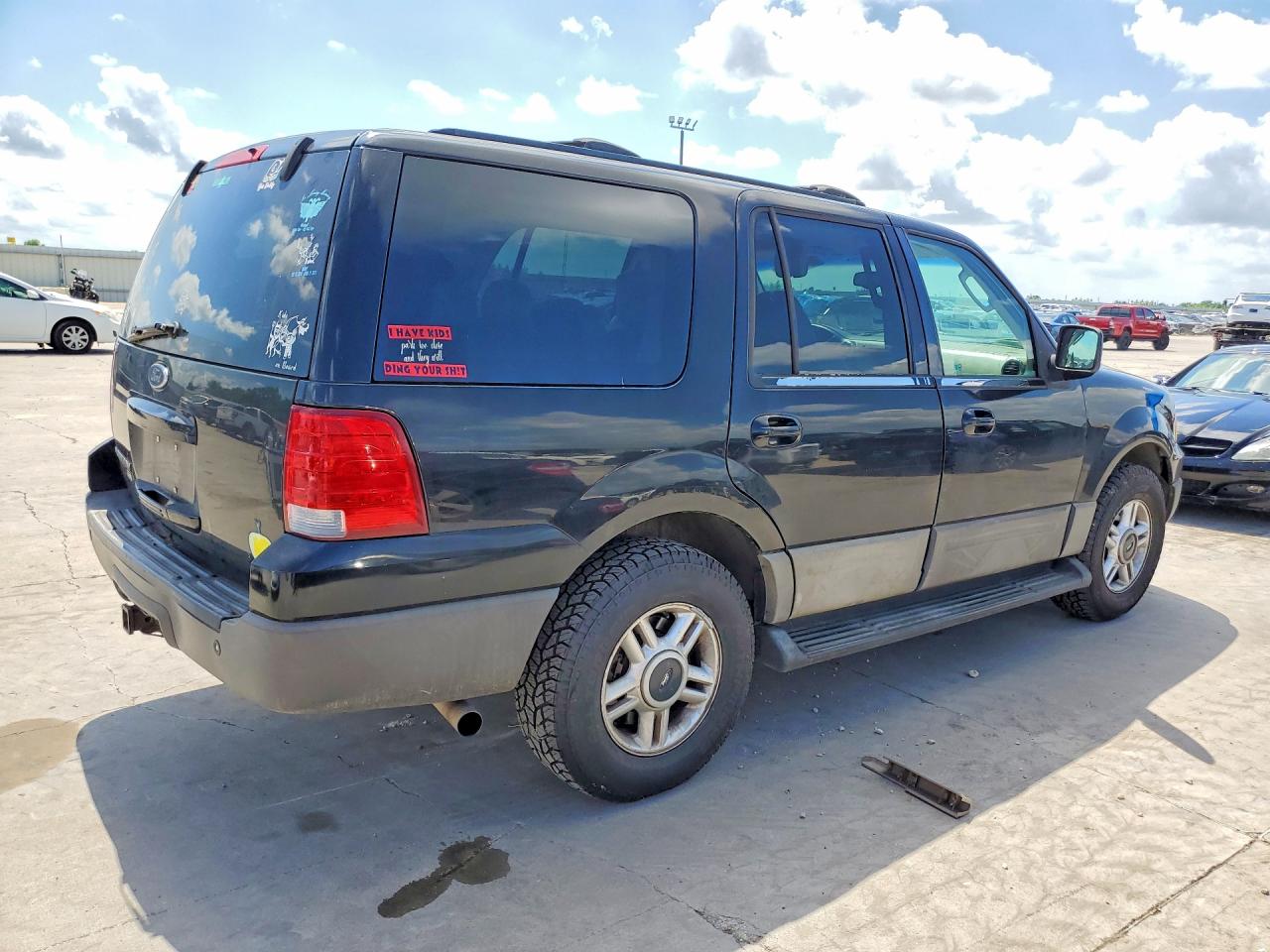 2003 Ford Expedition Xlt Black vin: 1FMRU15W13LA91874