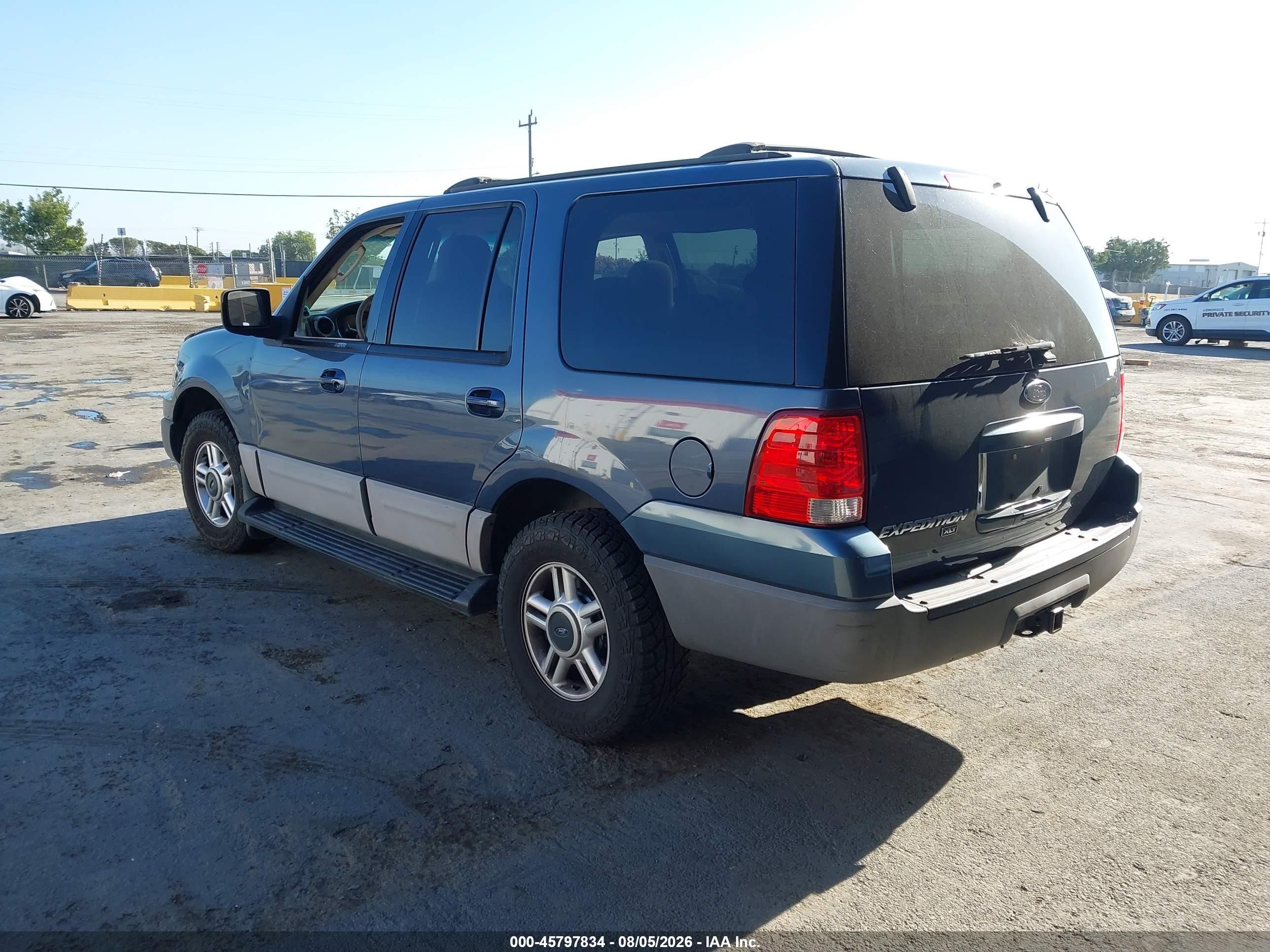2003 Ford Expedition Xlt Blue vin: 1FMRU15W13LB60255