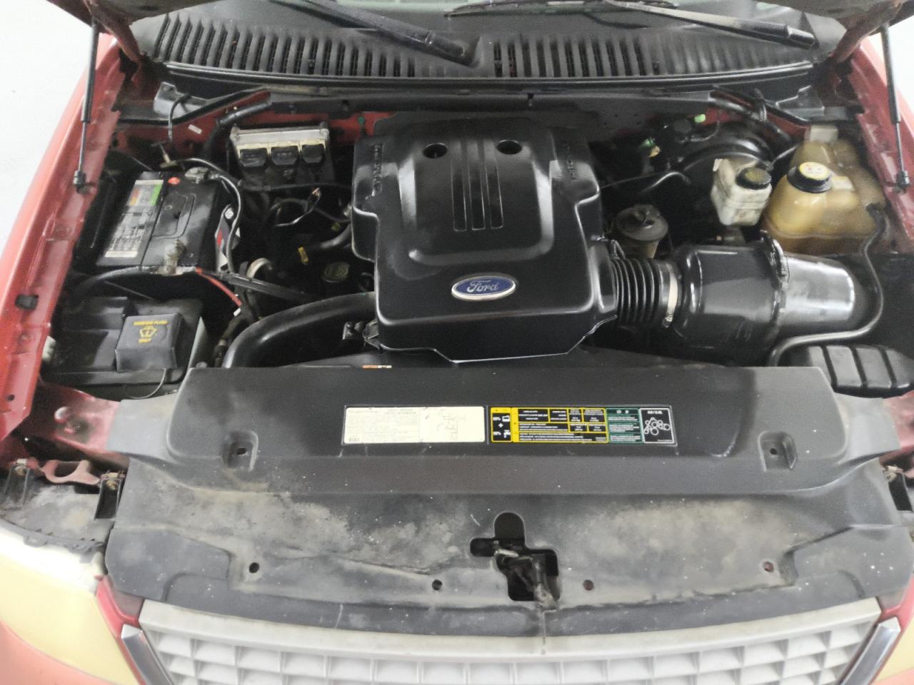 2004 Ford Expedition Xlt Red vin: 1FMRU15W24LB85439 Damage: Fluid Level Coolant, Low Fluid, Unacceptable