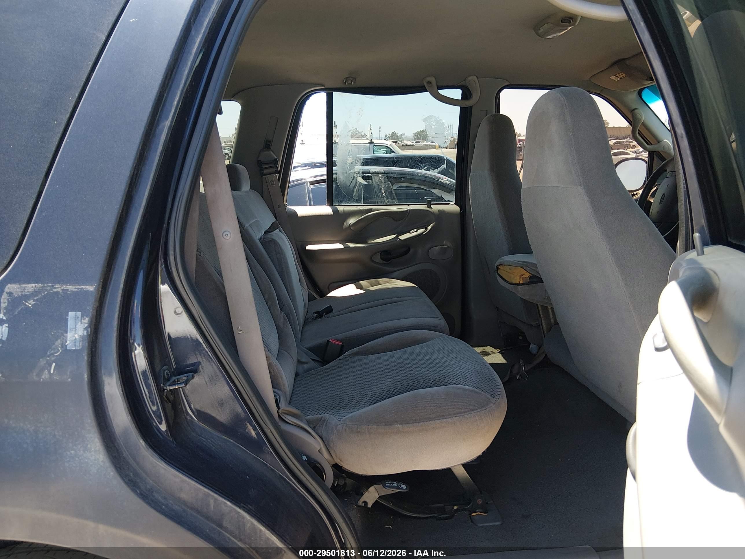 2001 Ford Expedition Xlt Black vin: 1FMRU15W31LA34704