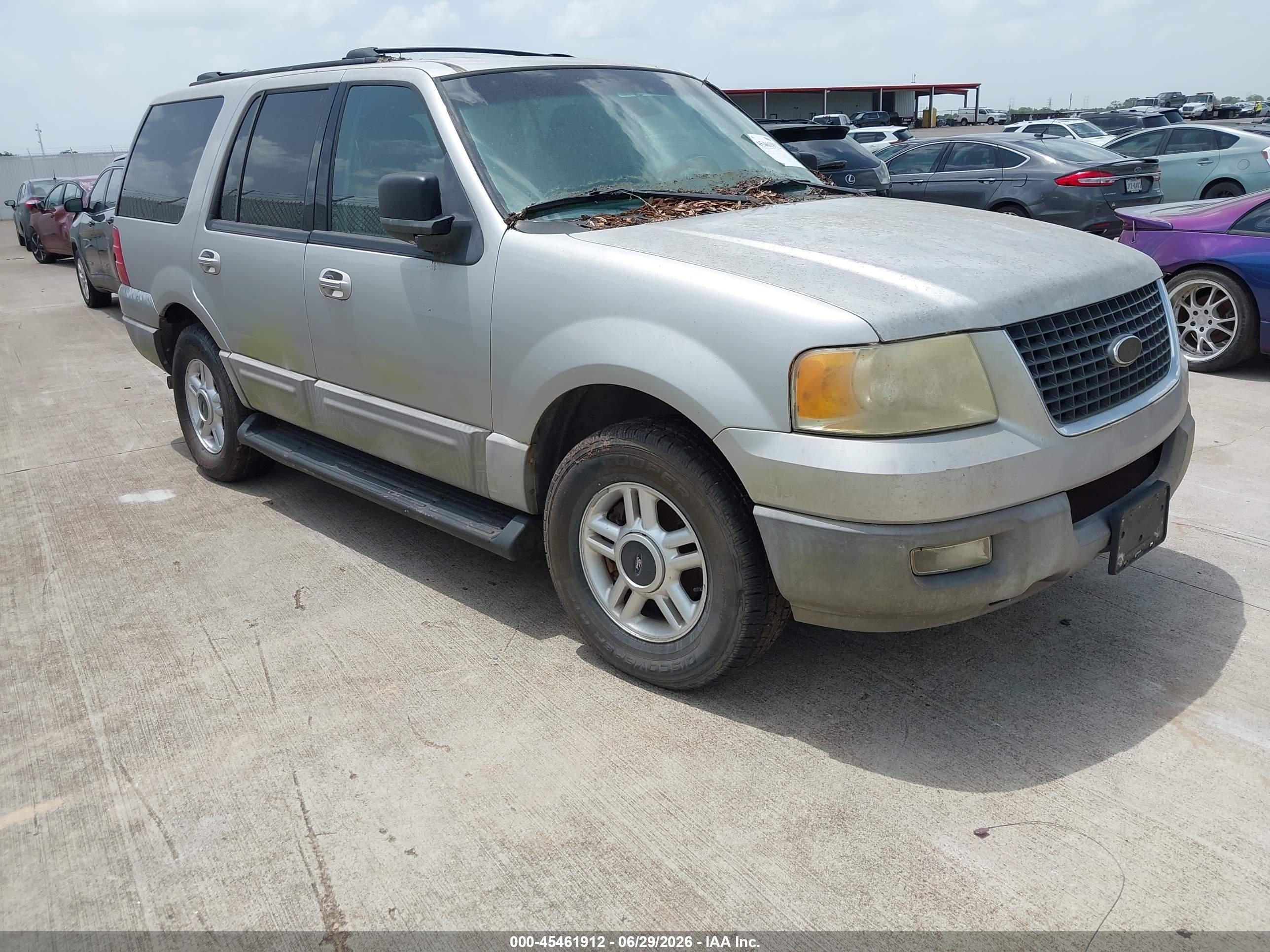 2003 Ford Expedition Xlt Silver vin: 1FMRU15W53LA22413