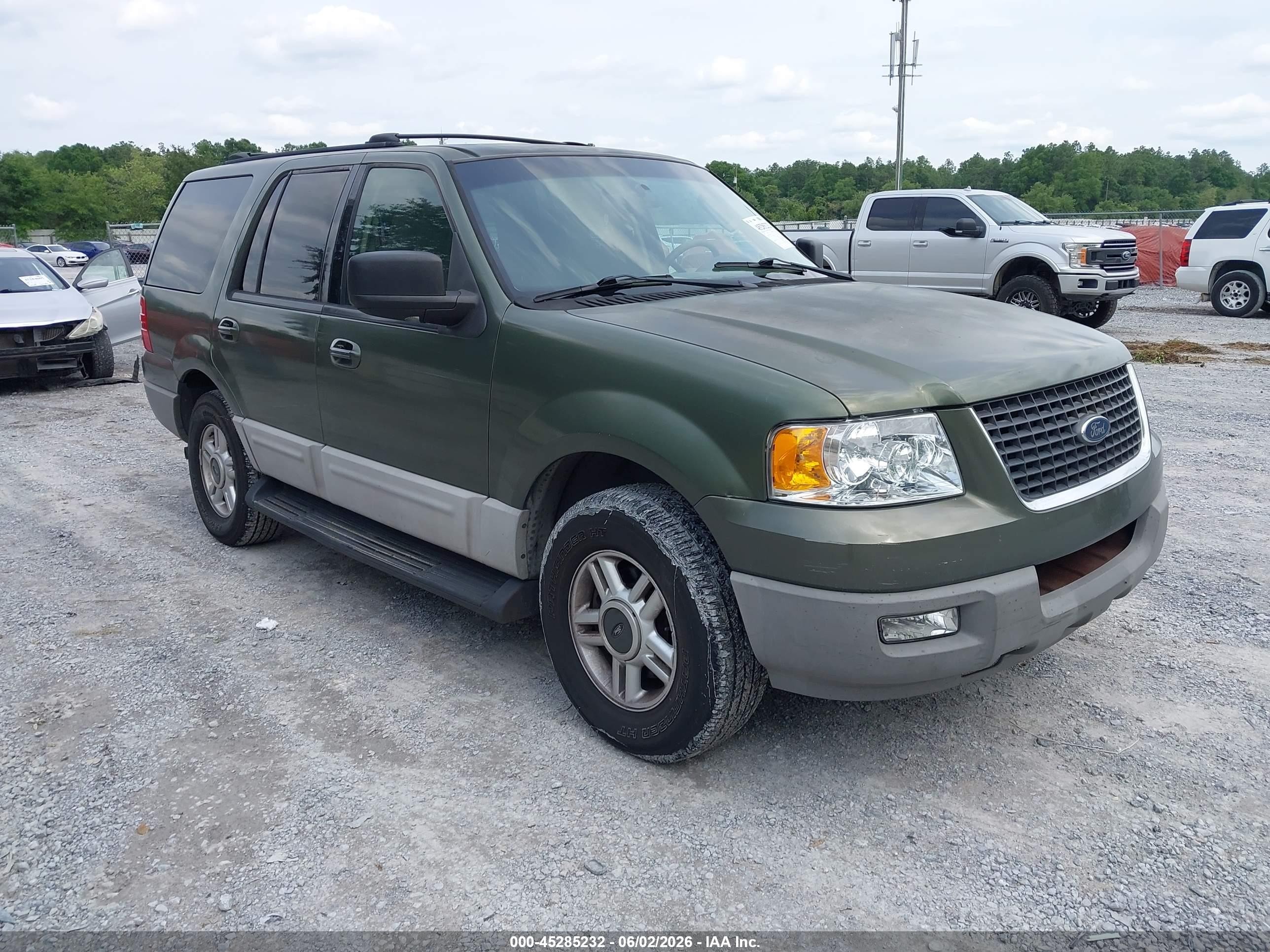 2003 Ford Expedition Xlt Green vin: 1FMRU15W53LA96365