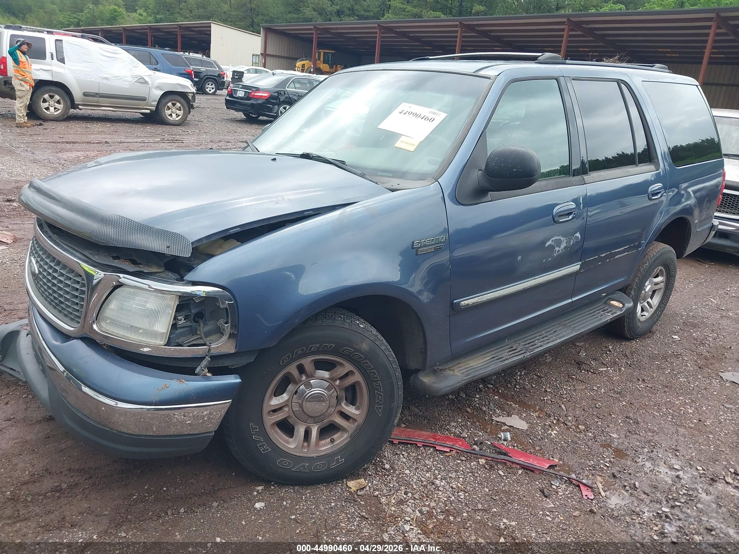 2001 Ford Expedition Xlt Blue vin: 1FMRU15W61LA55093