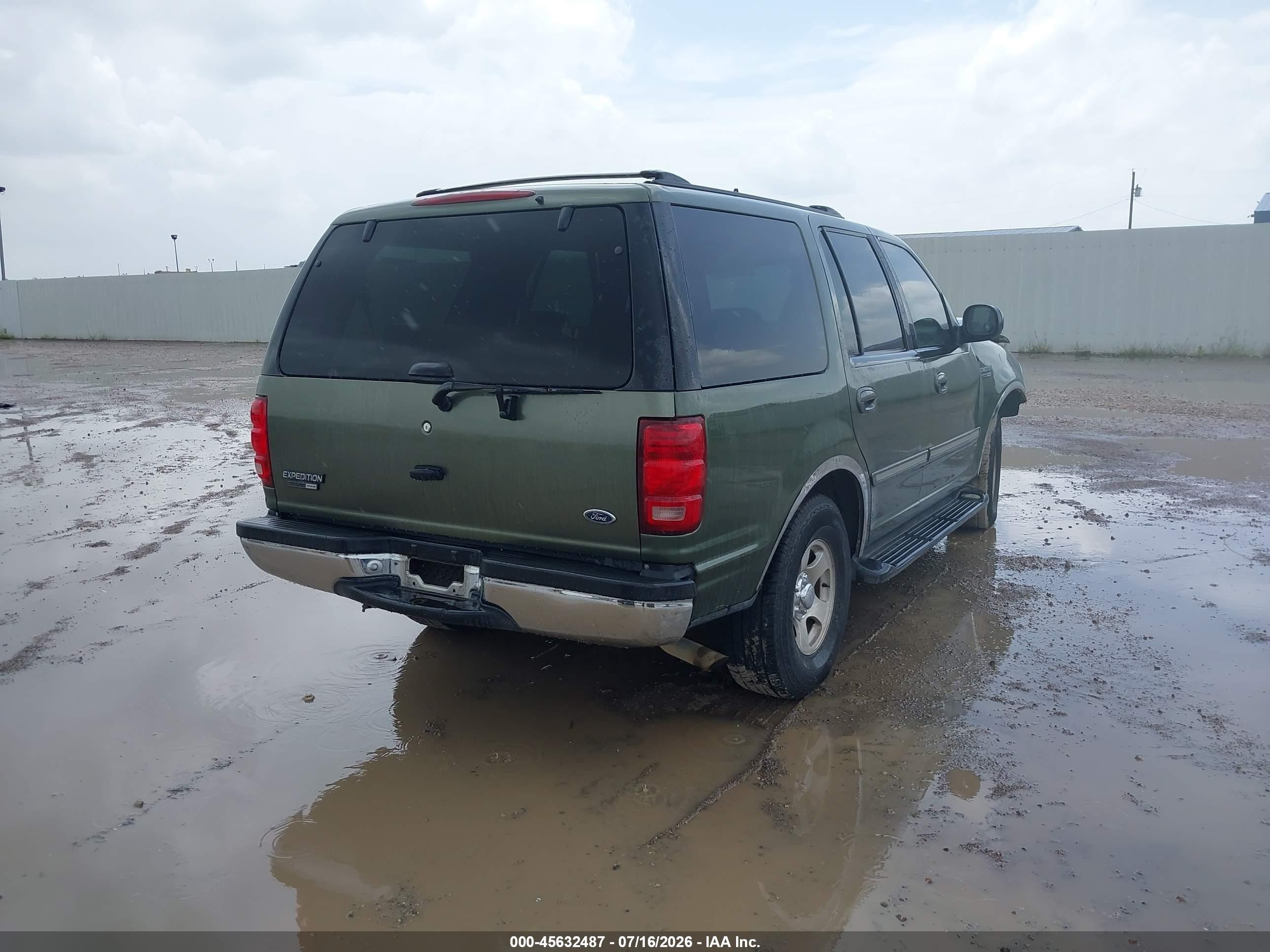2001 Ford Expedition Xlt Green vin: 1FMRU15W71LB51492