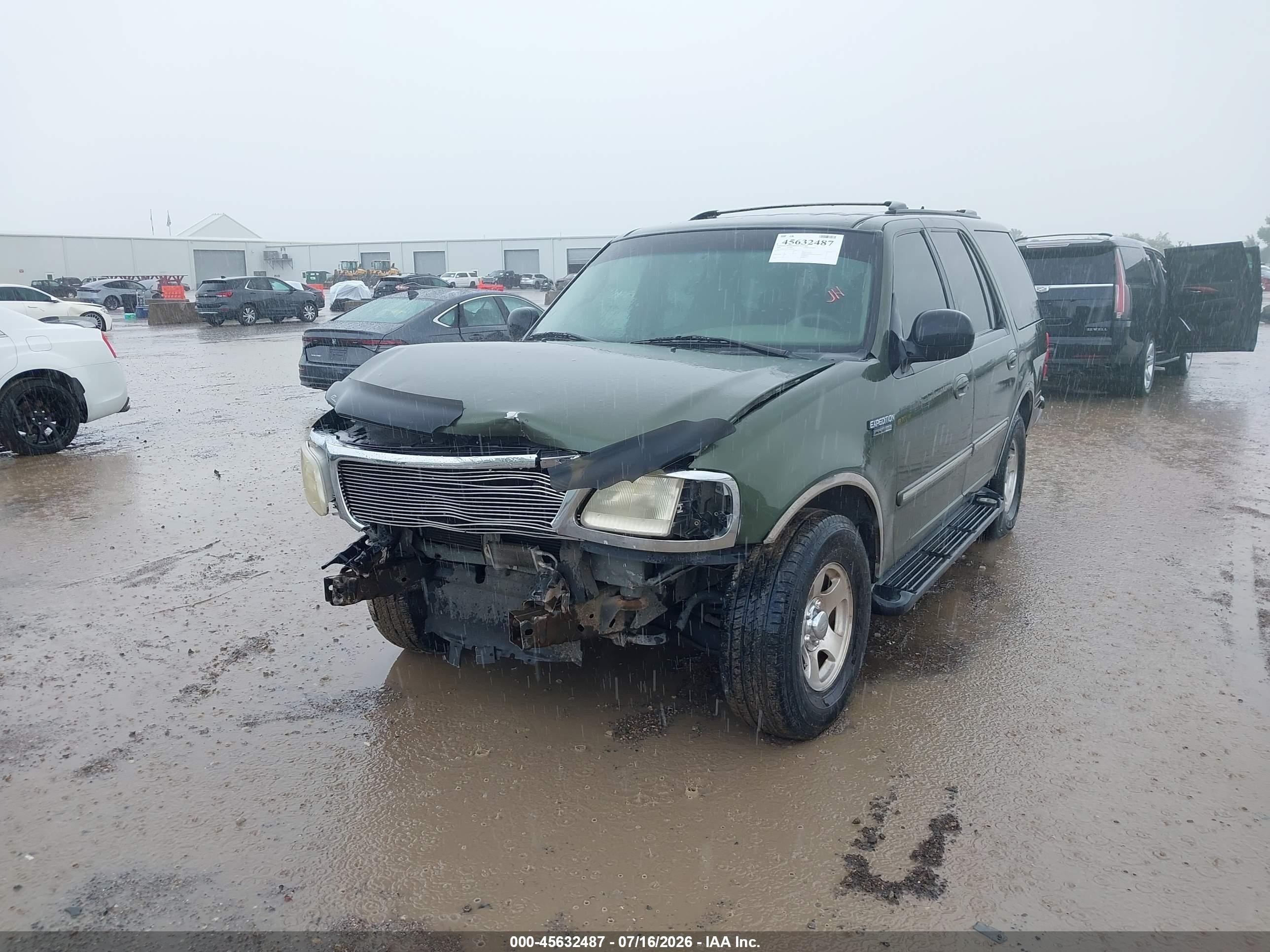 2001 Ford Expedition Xlt Green vin: 1FMRU15W71LB51492