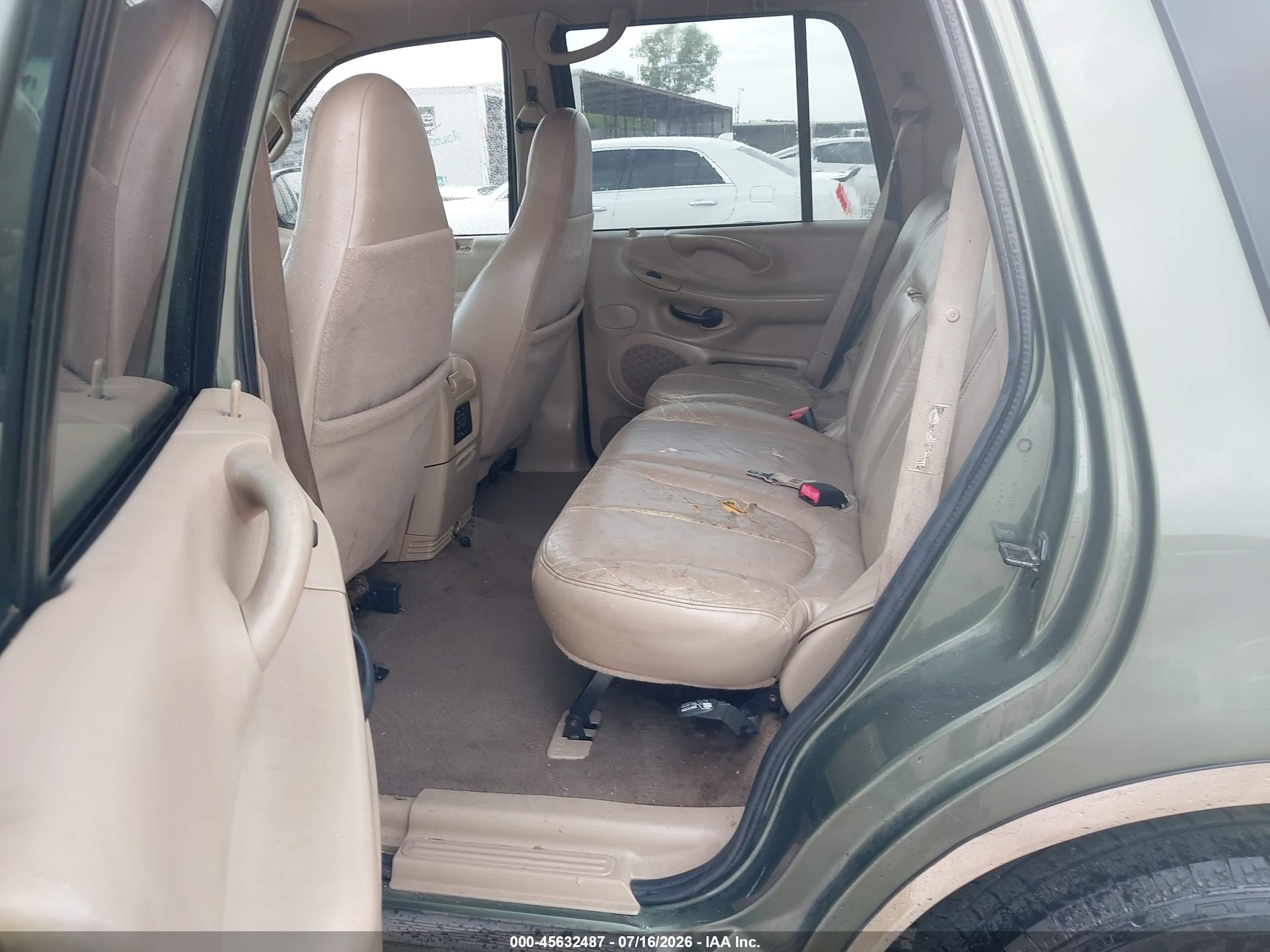 2001 Ford Expedition Xlt Green vin: 1FMRU15W71LB51492