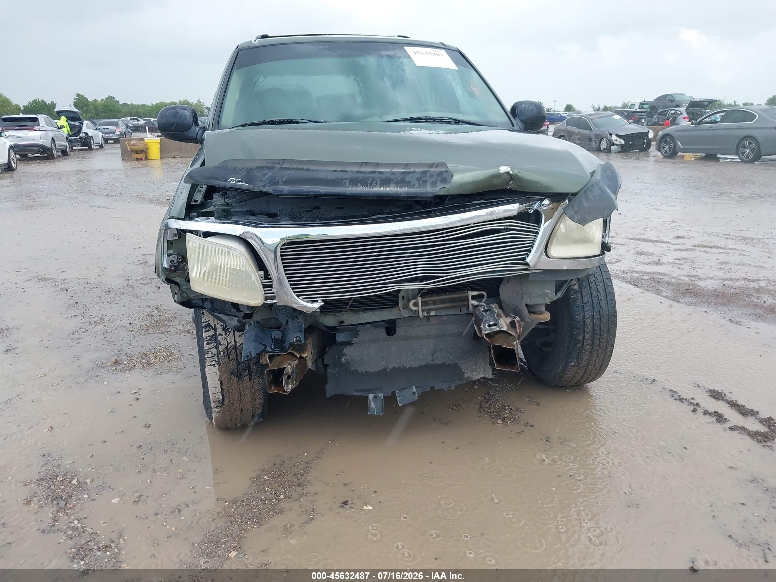 2001 Ford Expedition Xlt Green vin: 1FMRU15W71LB51492