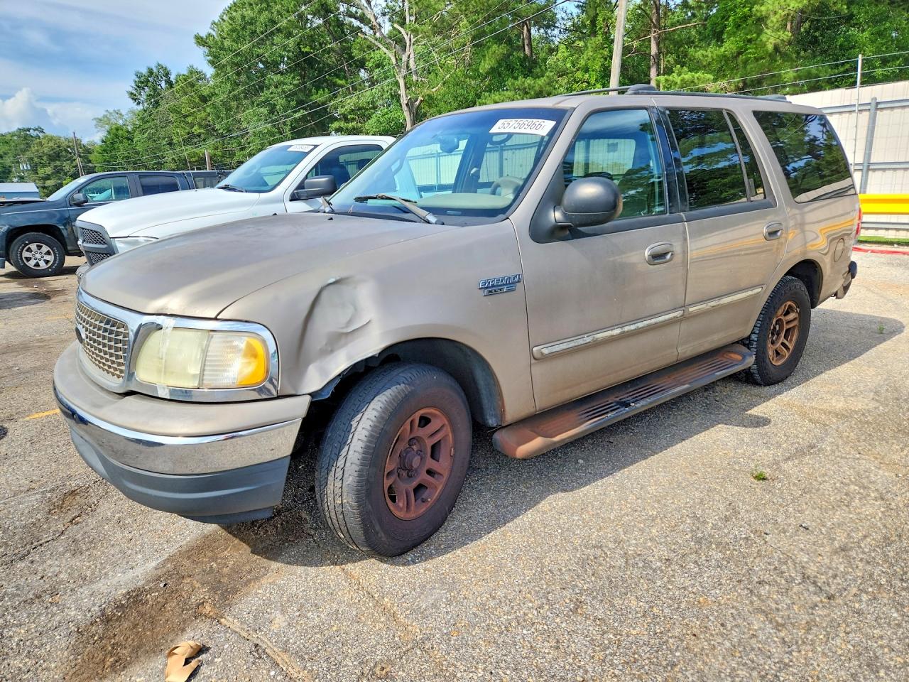 2001 Ford Expedition Xlt Tan vin: 1FMRU15W71LB81009