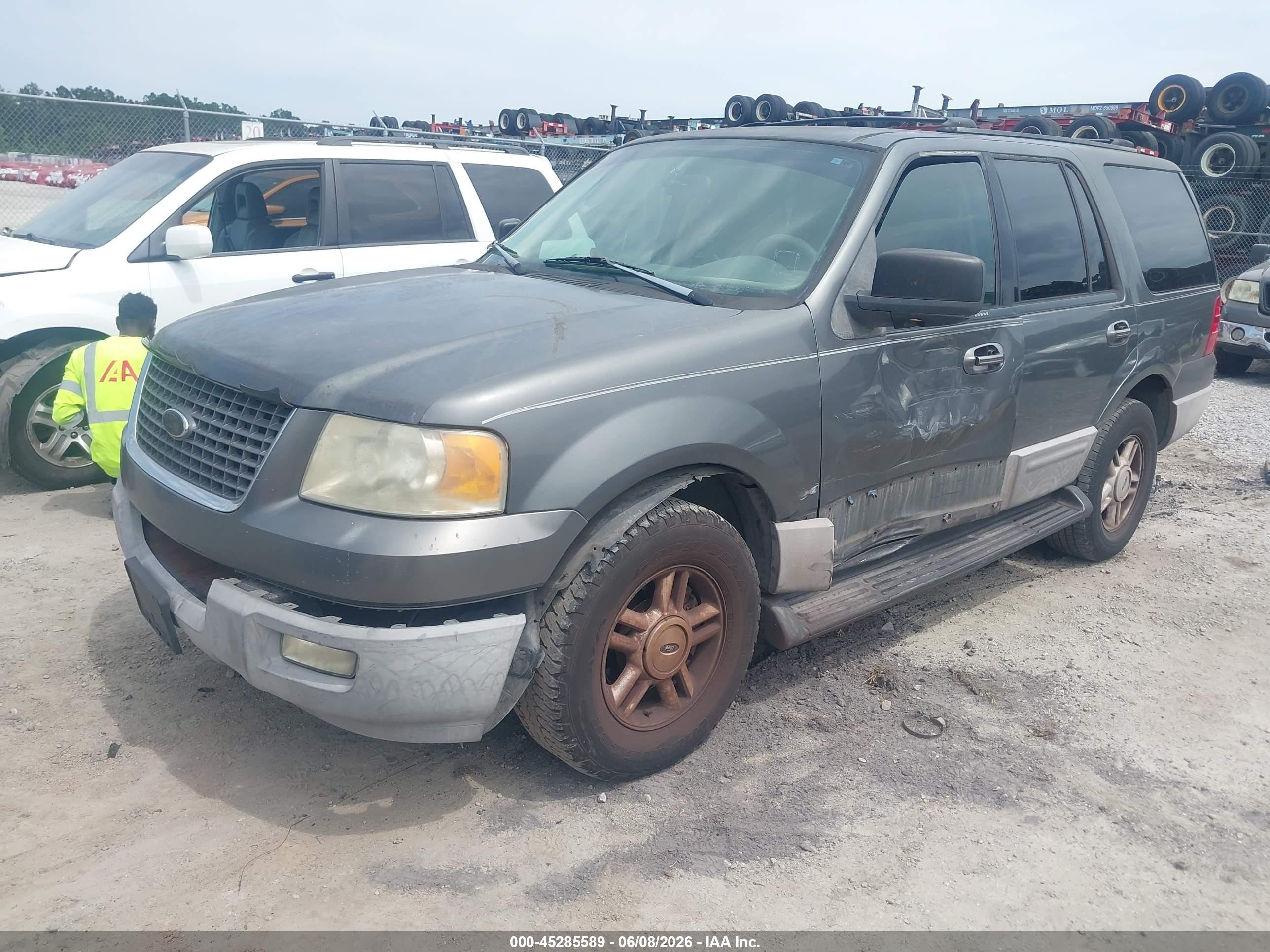 2003 Ford Expedition Xlt Gray vin: 1FMRU15W73LC21110