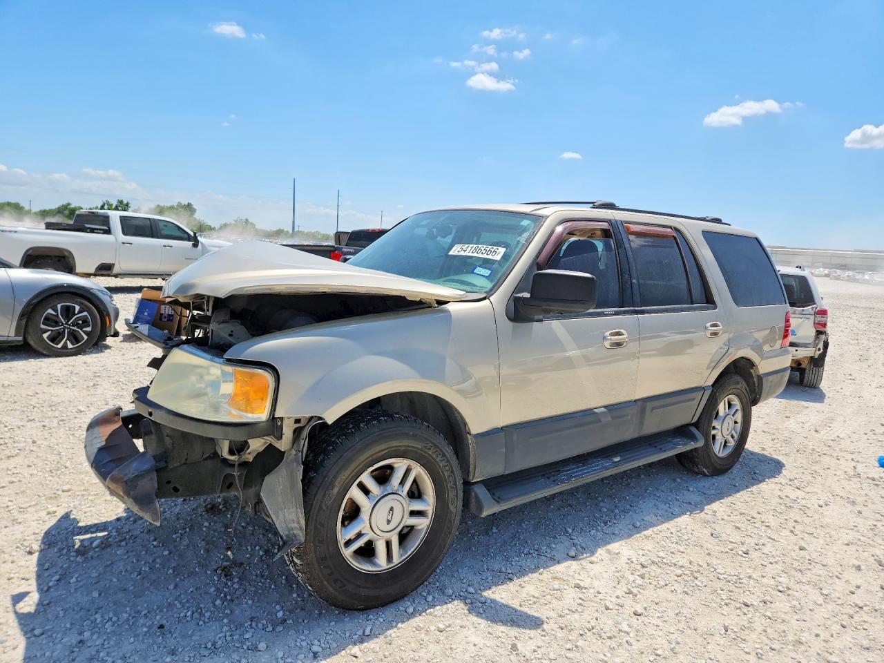 2004 Ford Expedition Xlt Beige vin: 1FMRU15W84LB91651